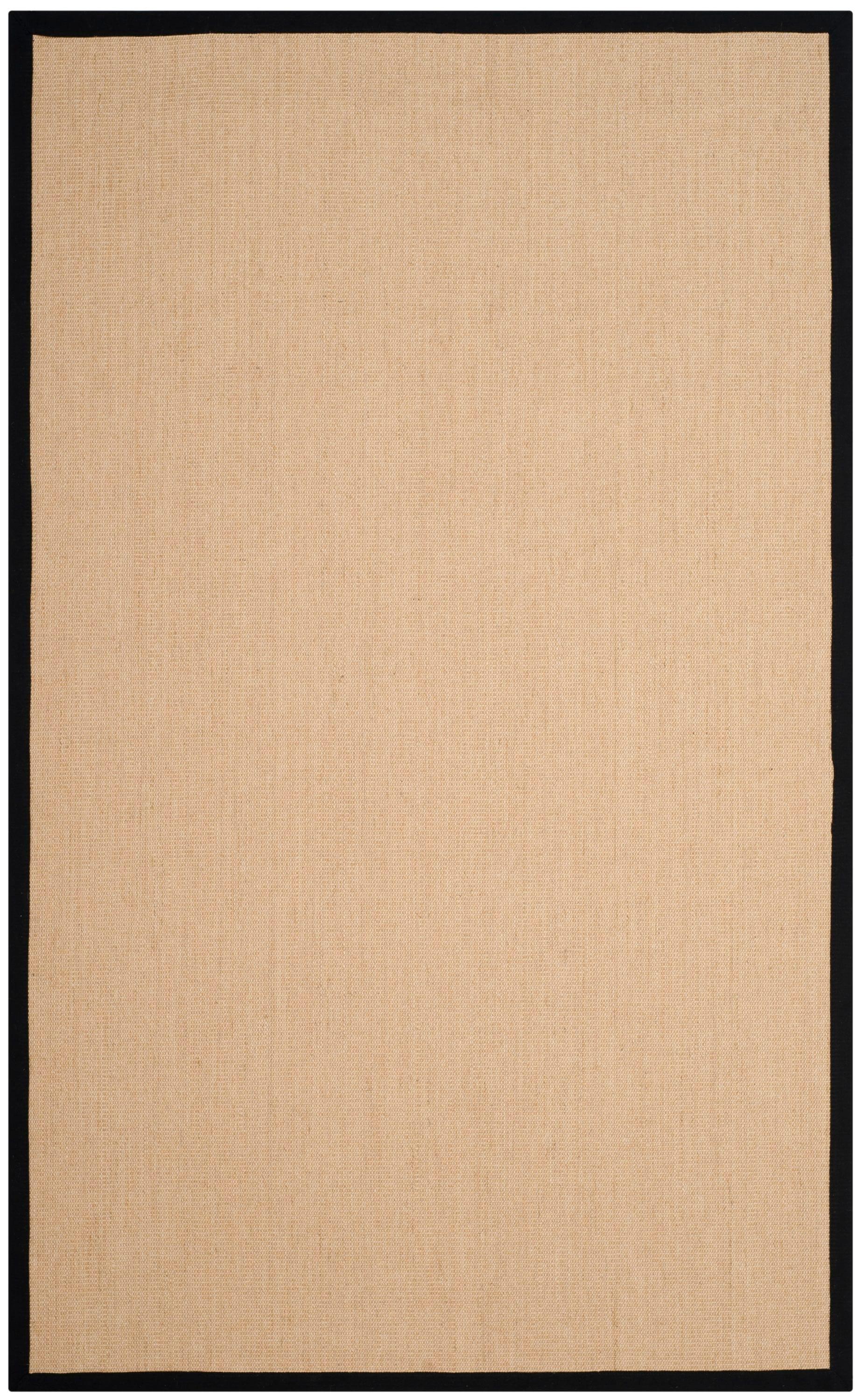 Natural Fiber NF131 Power Loomed Indoor Area Rug - Beige/Black - 5'x8' - Safavieh.