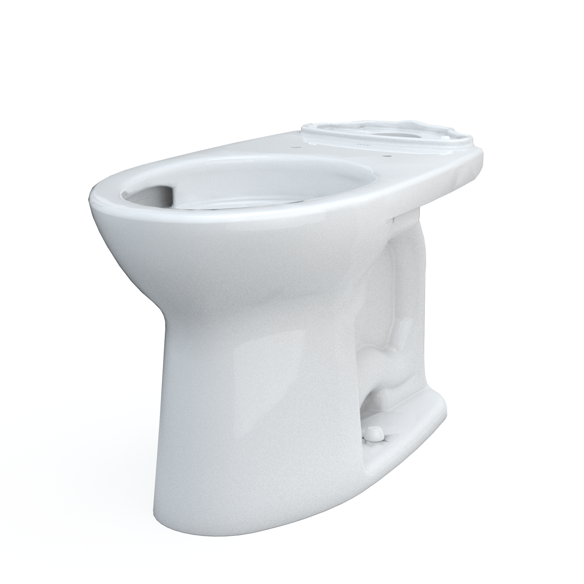 TOTO® Drake® Elongated Universal Height TORNADO FLUSH® Toilet Bowl with CEFIONTECT®, Cotton White - C776CEFG#01