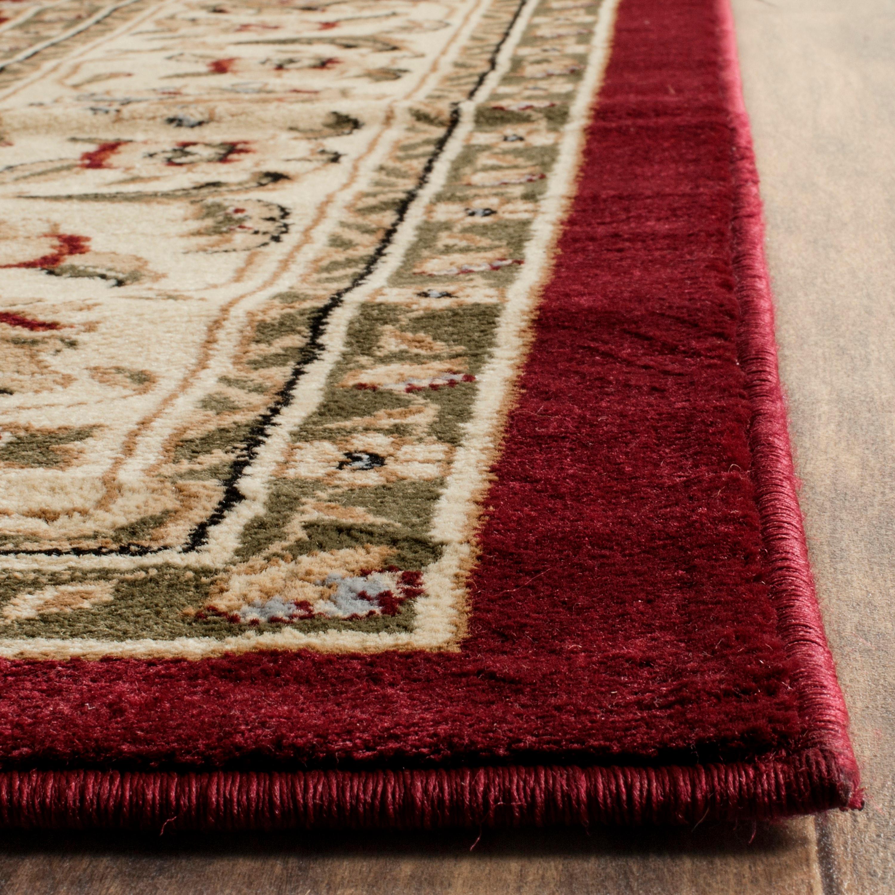 Lyndhurst LNH312 Power Loomed Area Rug - Red/Ivory - 8'x11' - Safavieh.
