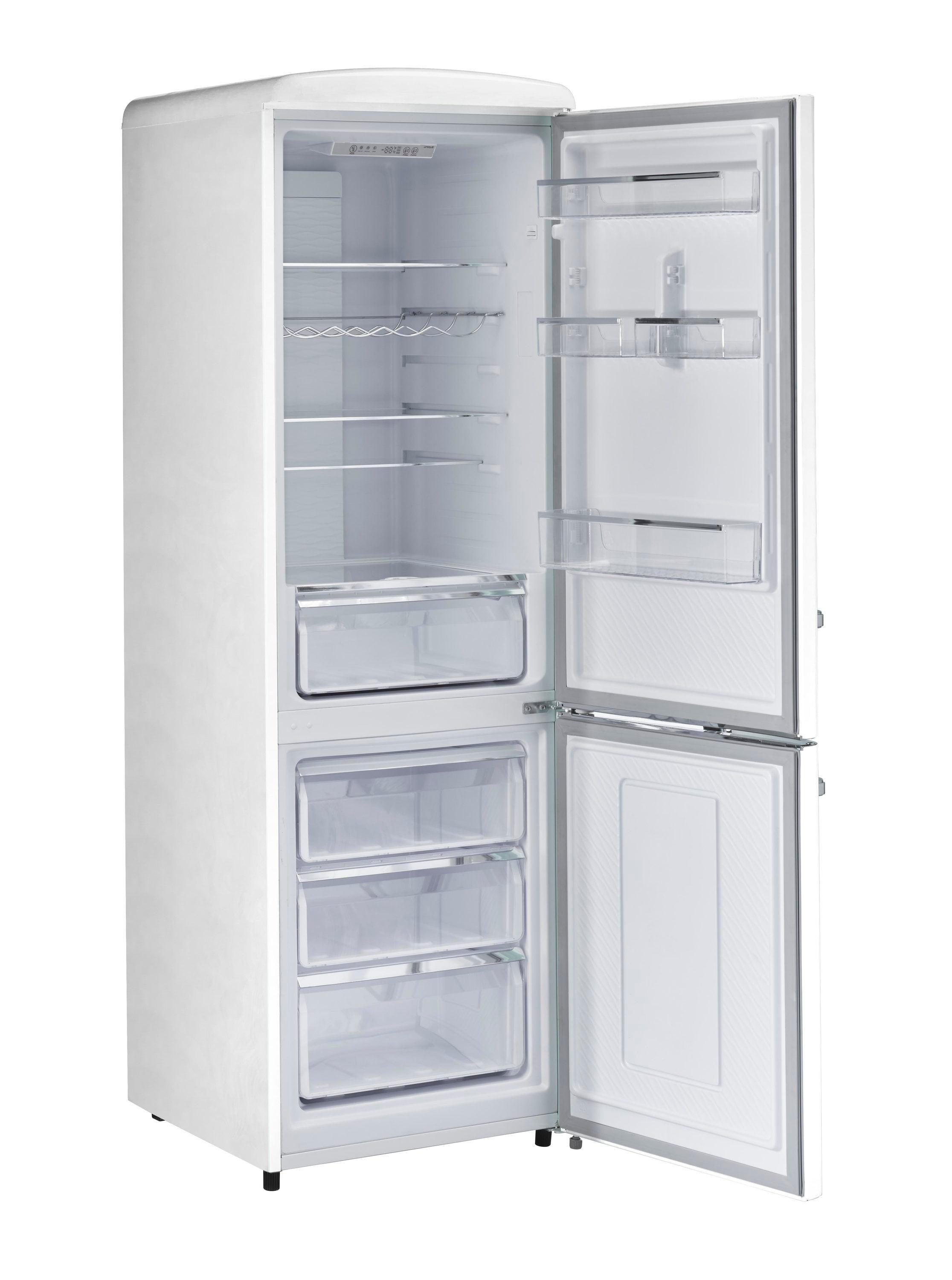 Unique Appliances Classic Retro 23.6" Frost-Free 11.7 cu. ft. Energy Star Certified Bottom Freezer Refrigerator UGP-330L W AC