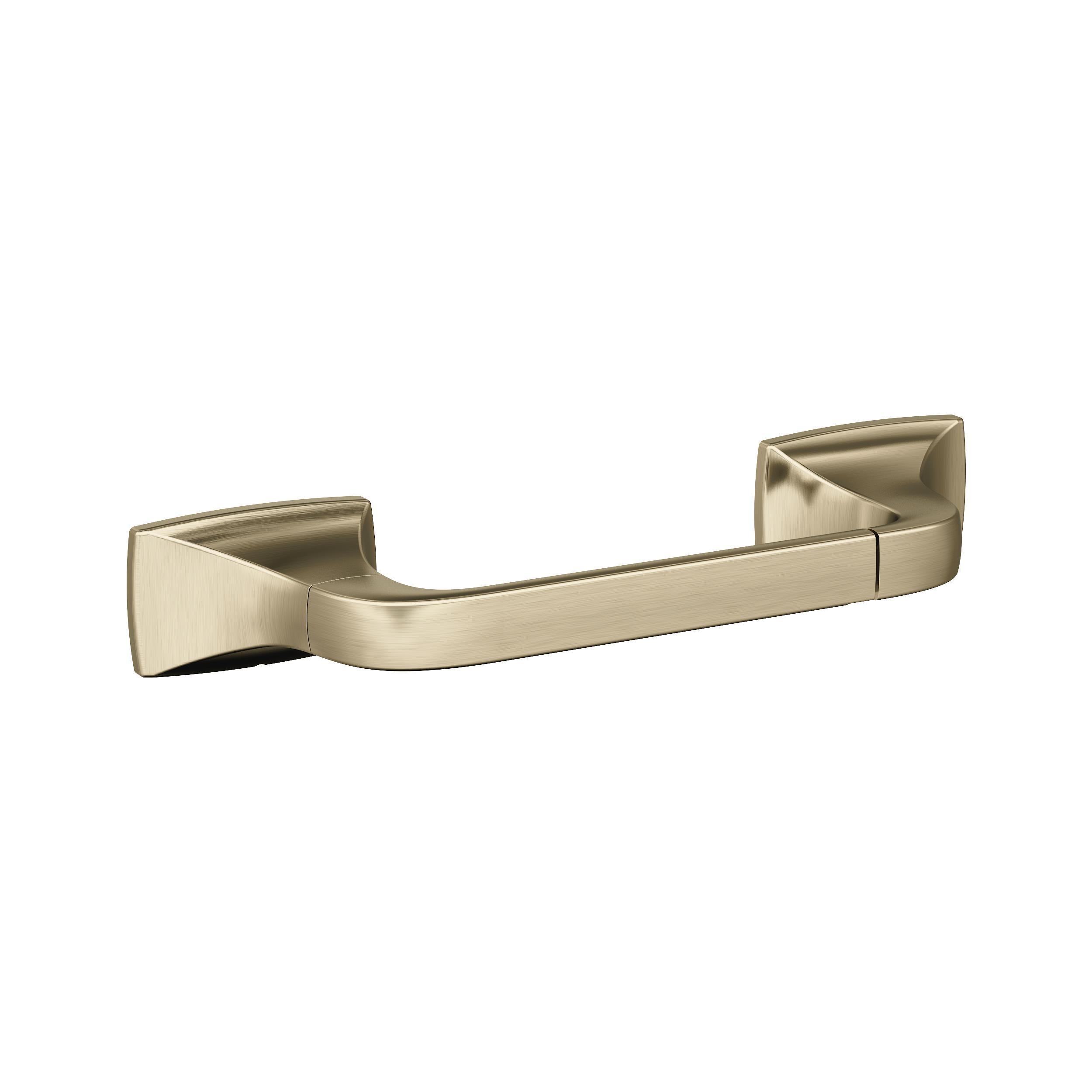 Amerock Highland Ridge Golden Champagne Pivoting Double Post Toilet Paper Holder