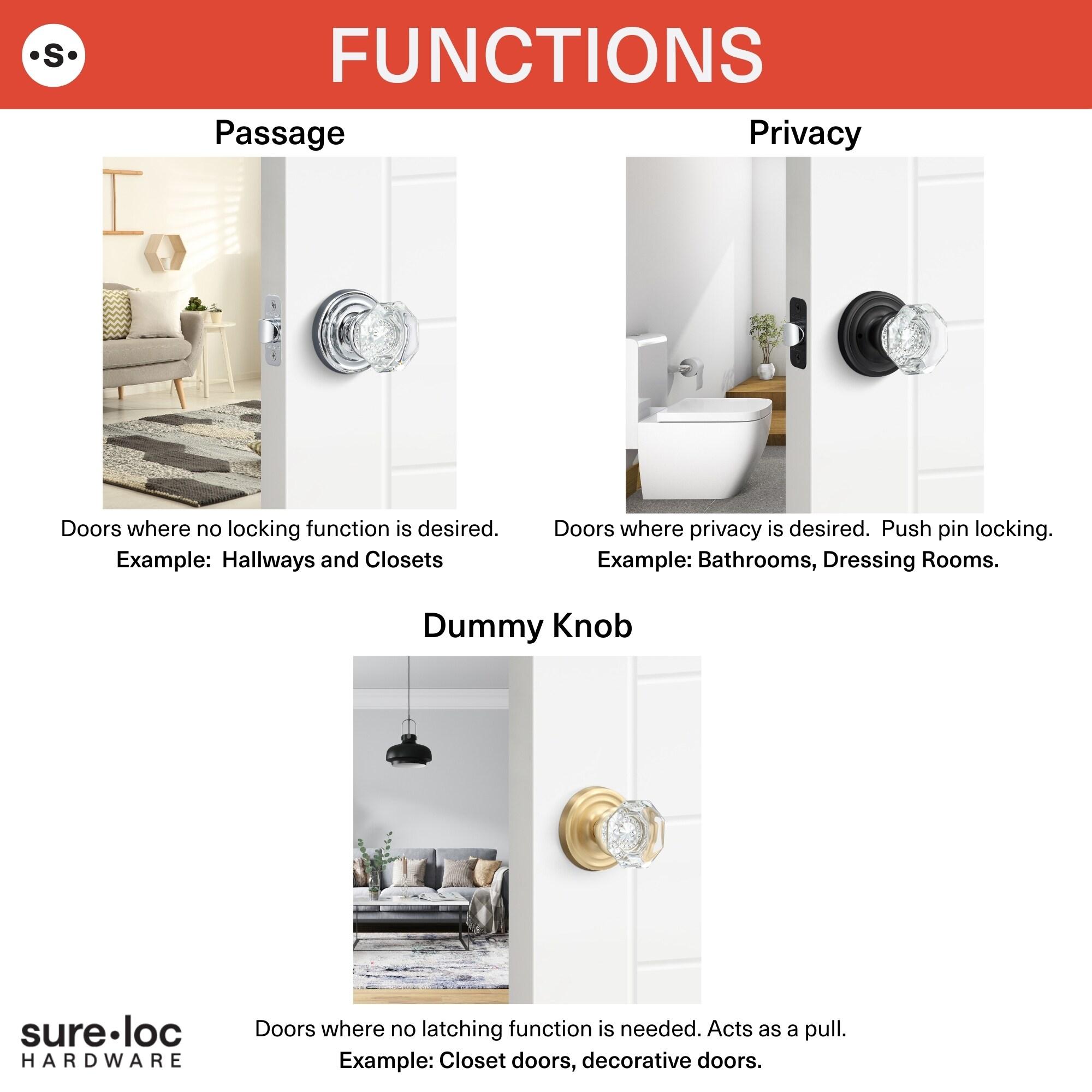 Ridgecrest Mountain Torrey Single Dummy Door Knob