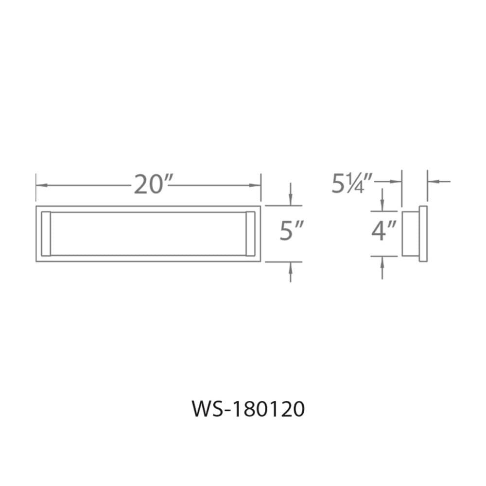 Dimmable LED Bath Bar