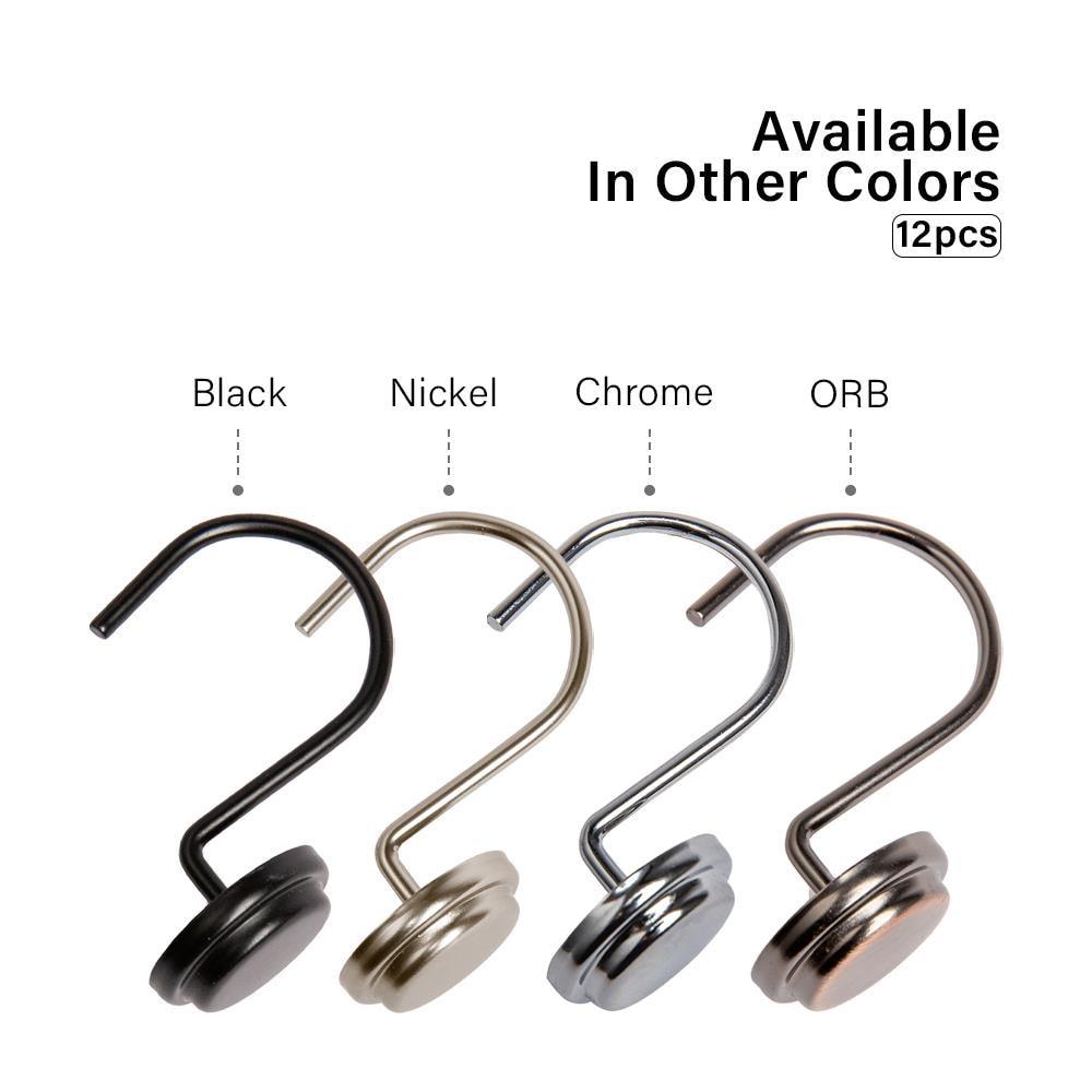 Utopia Alley Alley Steel Shower Curtain Hook (Set of 12)
