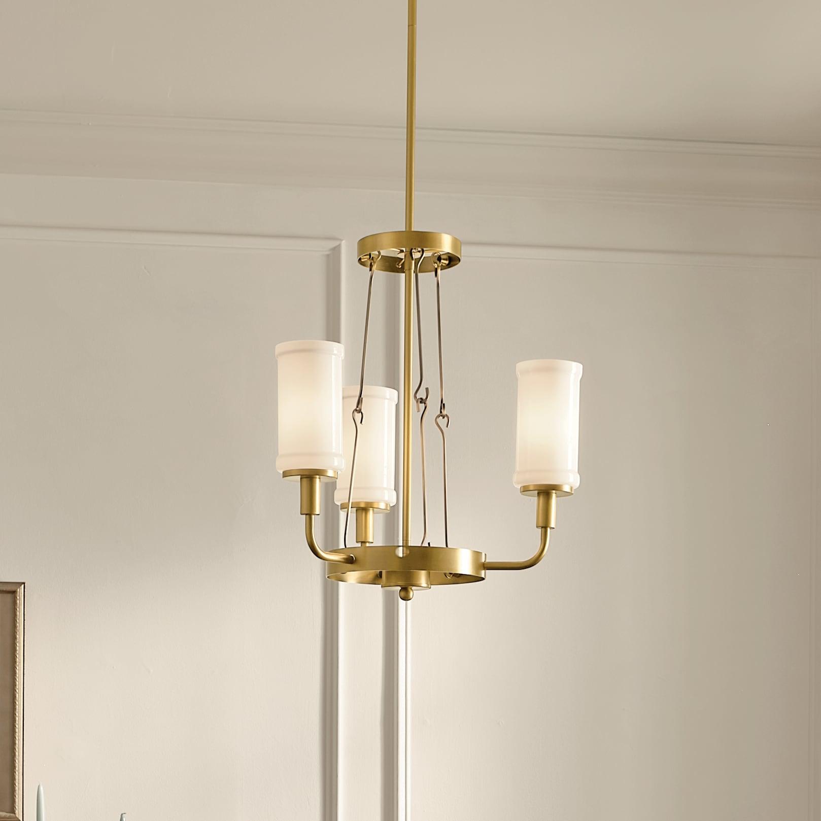 Kichler Lighting Vetivene 3 - Light Chandelier in  Natural Brass