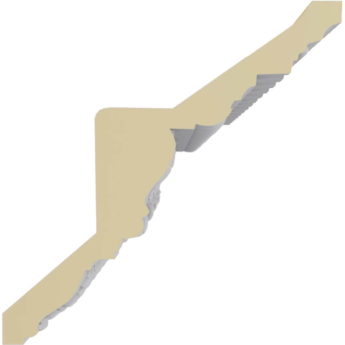 9 7/8"H x 9 3/4"P x 14"F x 94 1/2"L Granada Crown Moulding