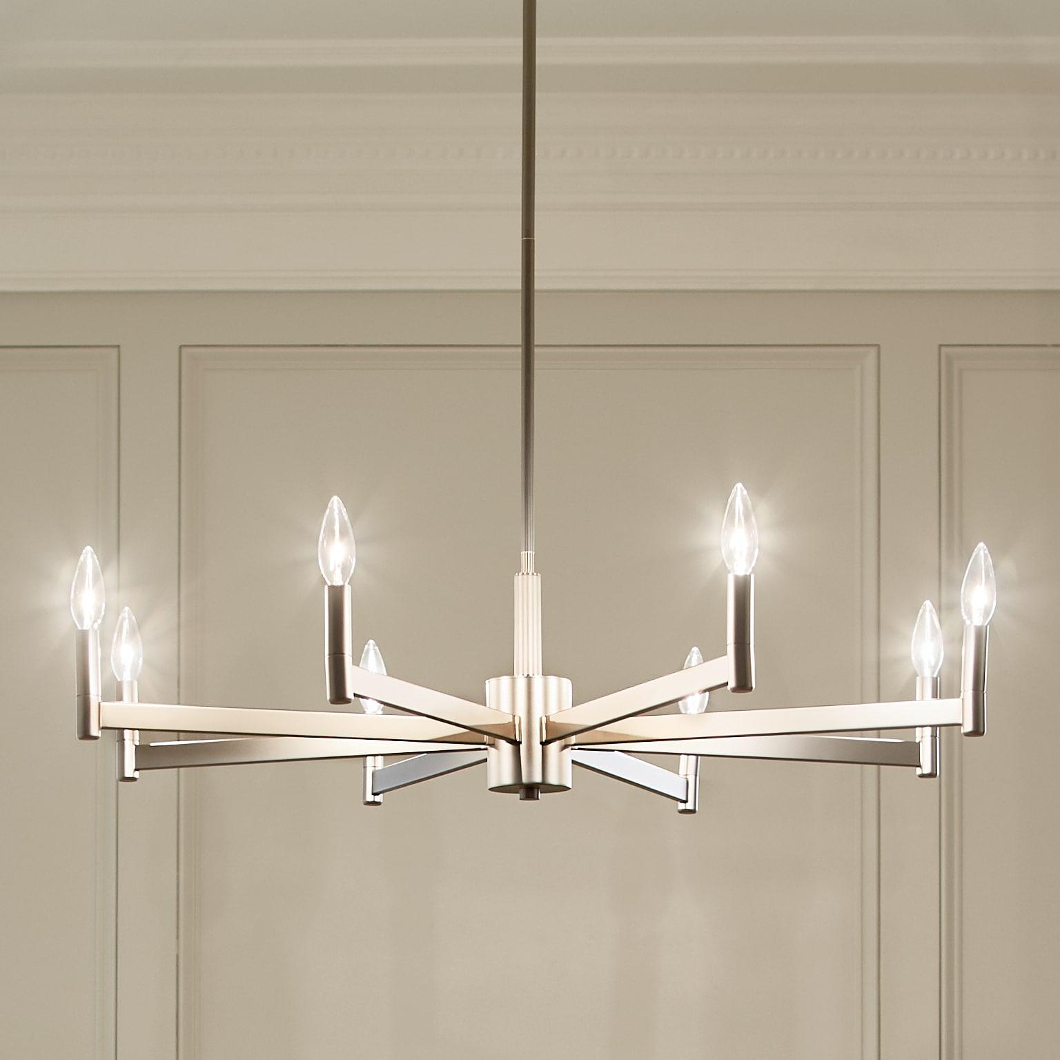 Kichler Lighting Erzo 8 - Light Chandelier in  Satin Nickel