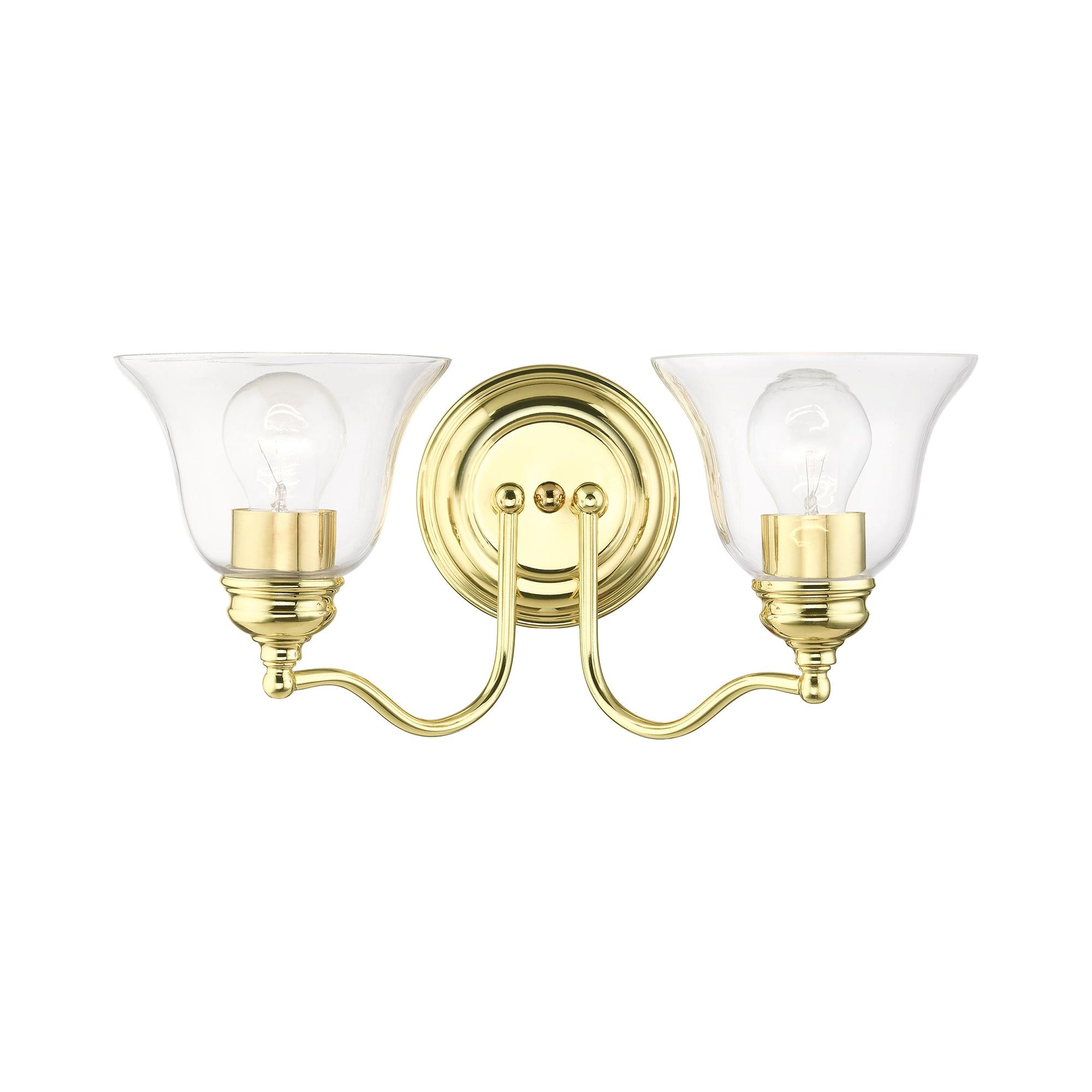 Livex Lighting Moreland 2 - Light Vanity in  Polished Brass