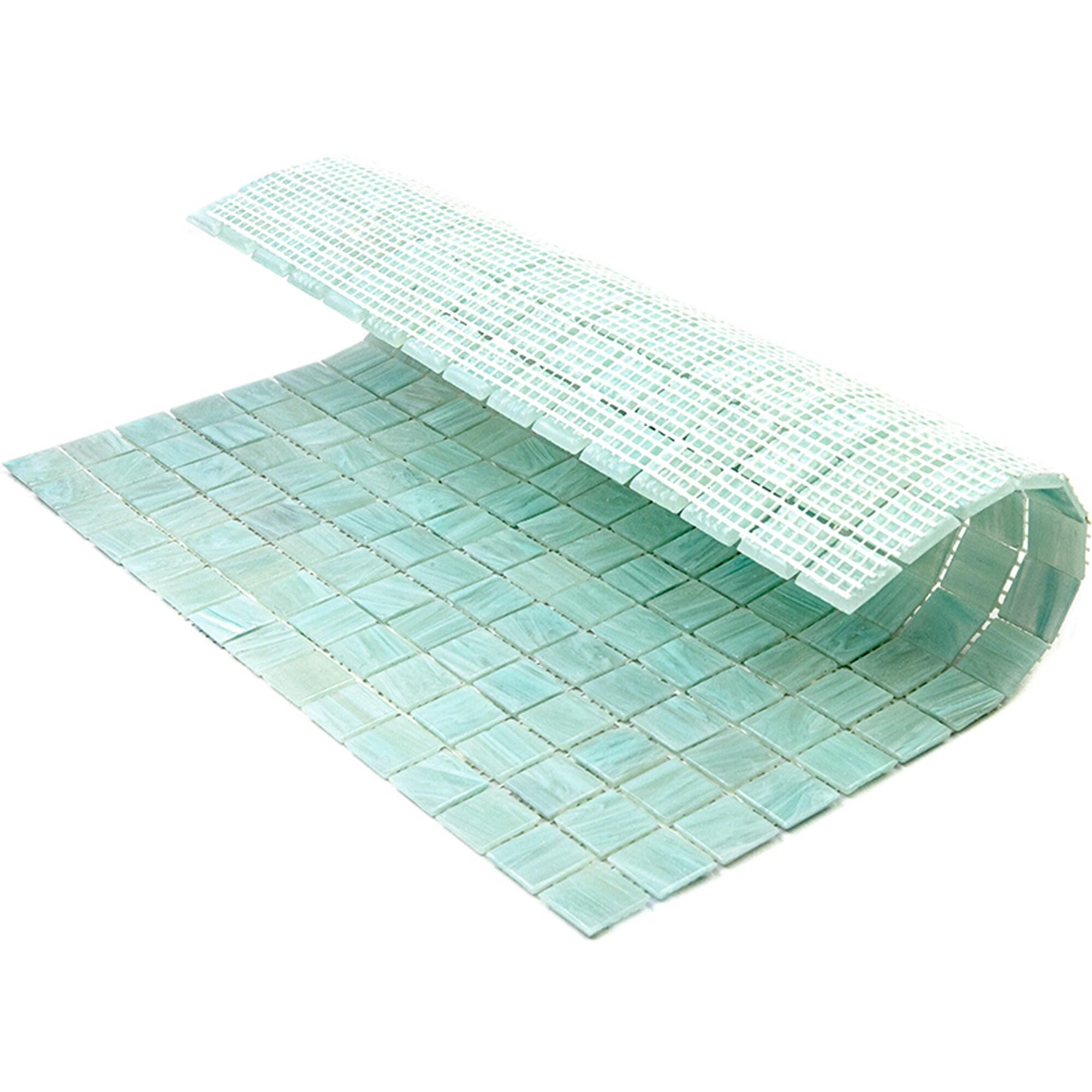 Celestial 0.8" x 0.8" Glass Grid Mosaic Wall & Floor Tile