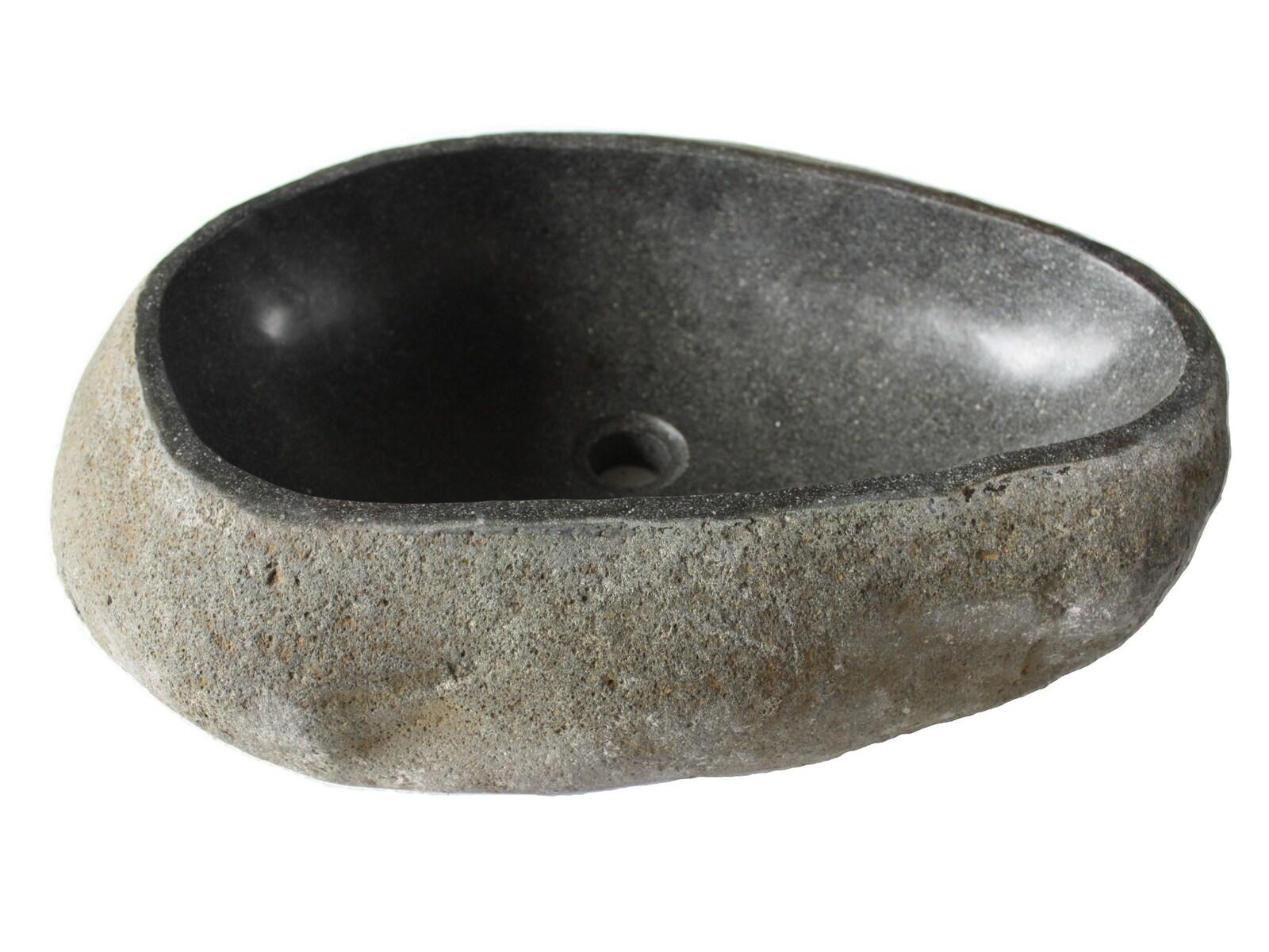 Eden Bath 20'' Gray Stone Specialty Bathroom Sink