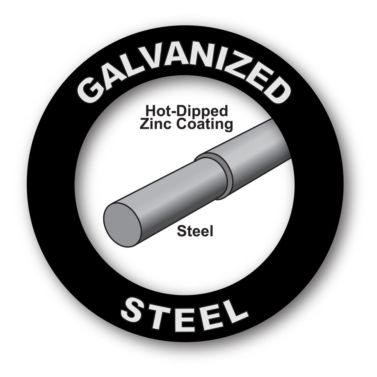 Garden Zone 36 in. H x 50 ft. L Steel Fence