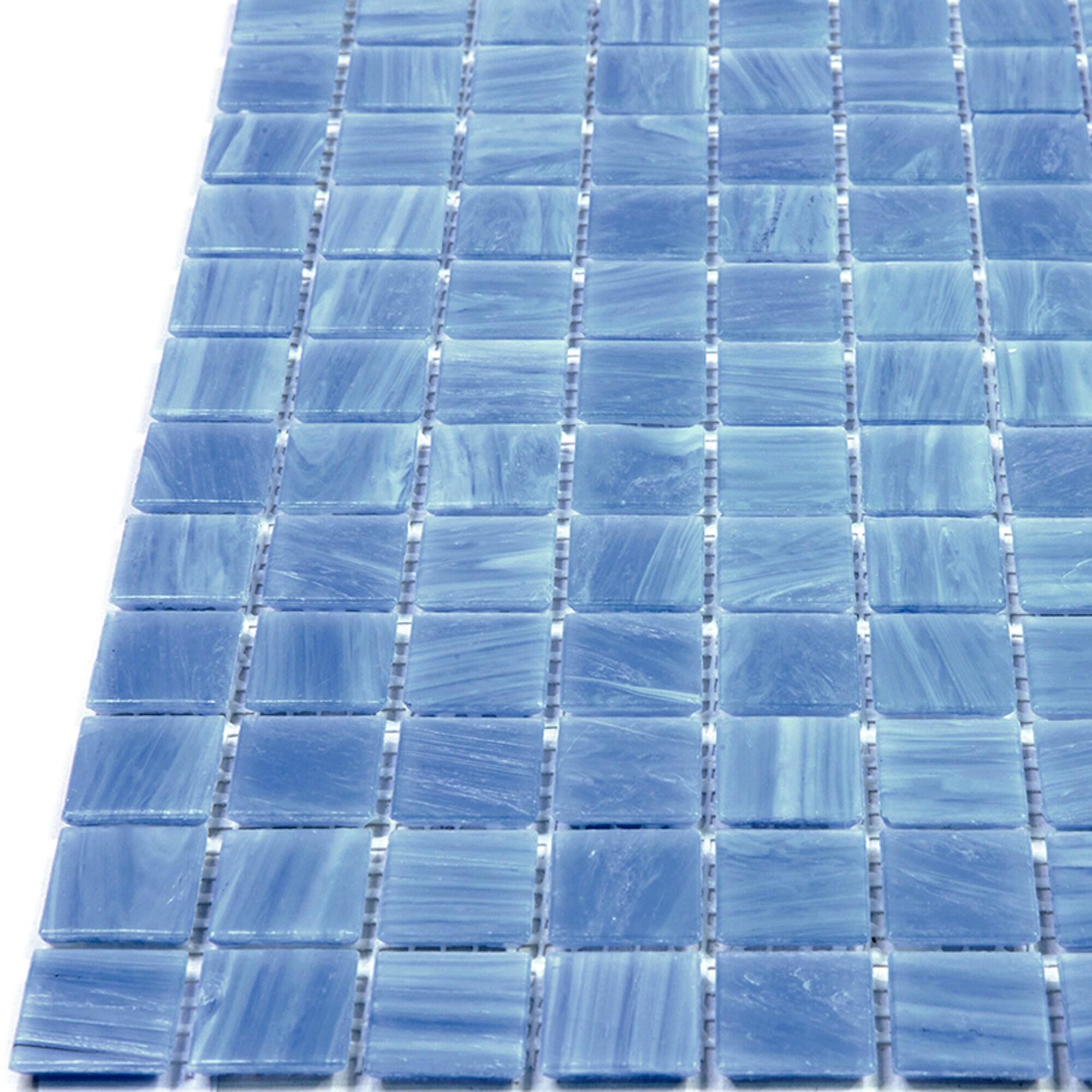 Celestial 0.8" x 0.8" Glass Grid Mosaic Wall & Floor Tile