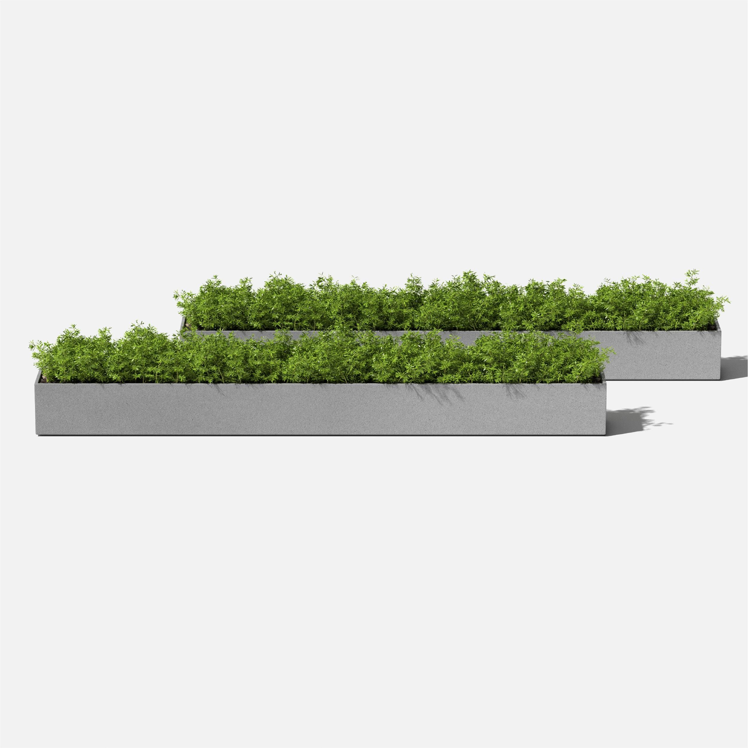 Geo Series Plastic Planter Box