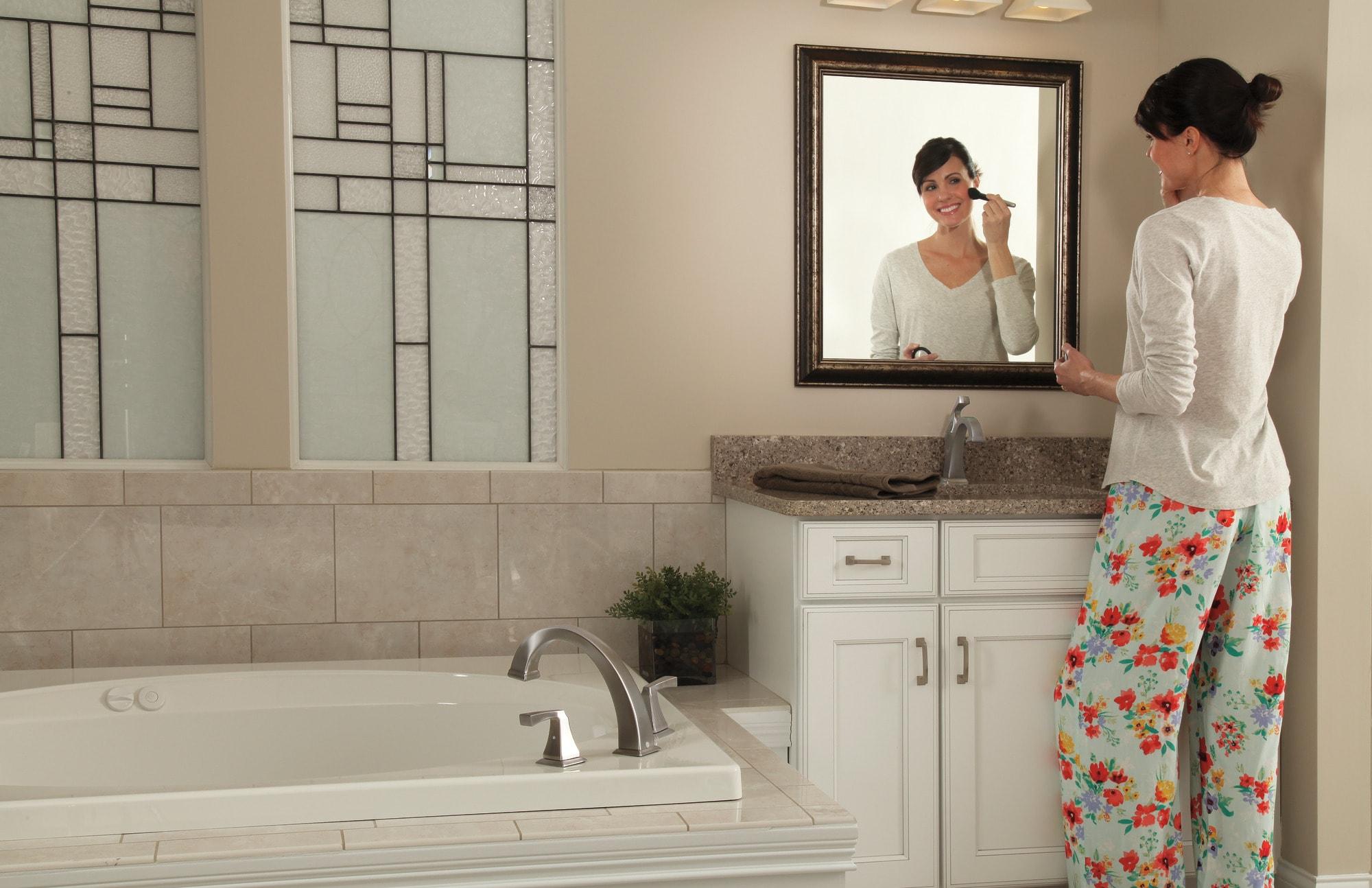Dryden Double Handle Deck Mounted Roman Tub Faucet Trim