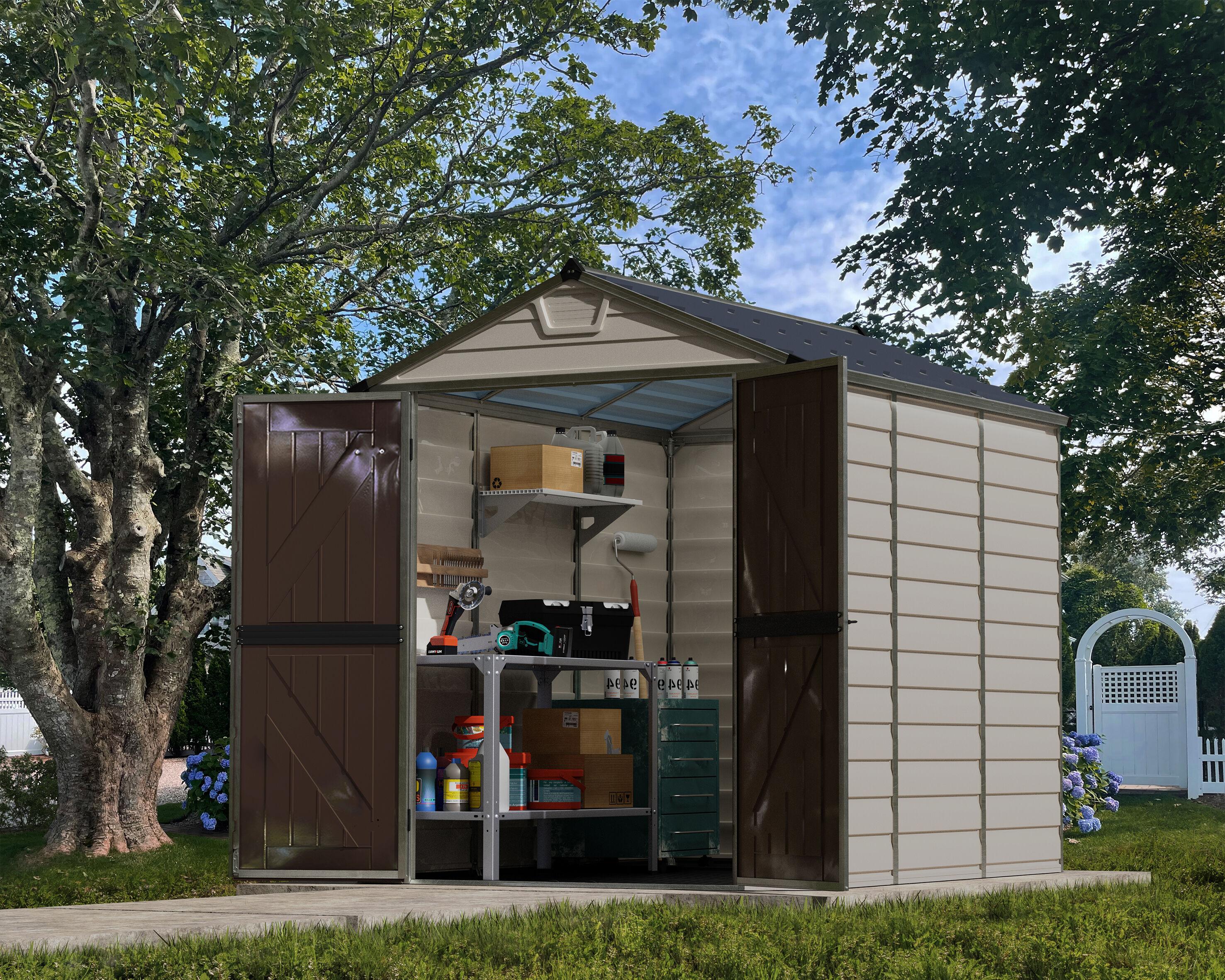 Canopia Palram - Canopia Skylight 6 Ft. W x 7.5 Ft. D Polycarbonate Storage Shed & Reviews | Wayfair