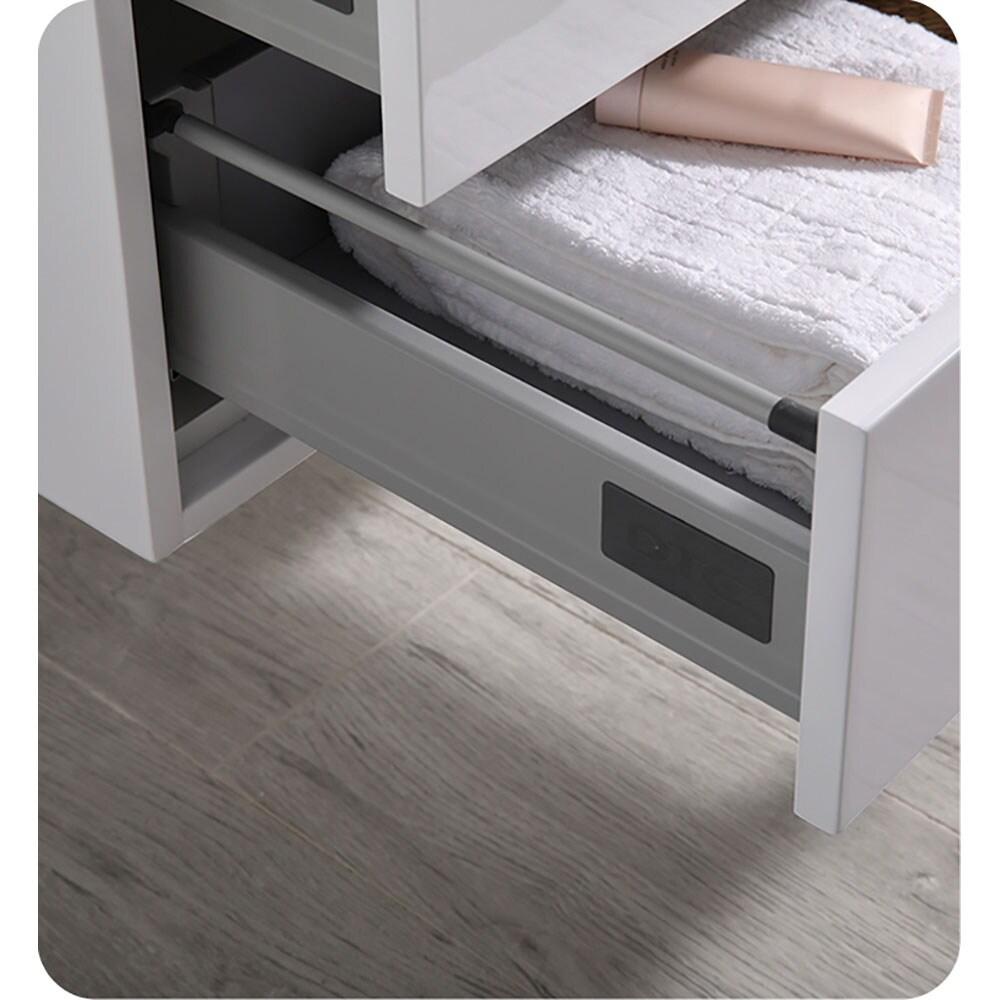 Catania 30" Wall Mount Single Modern Bathroom Cabinet - Cabinet Only (Top and Sink Not Included)