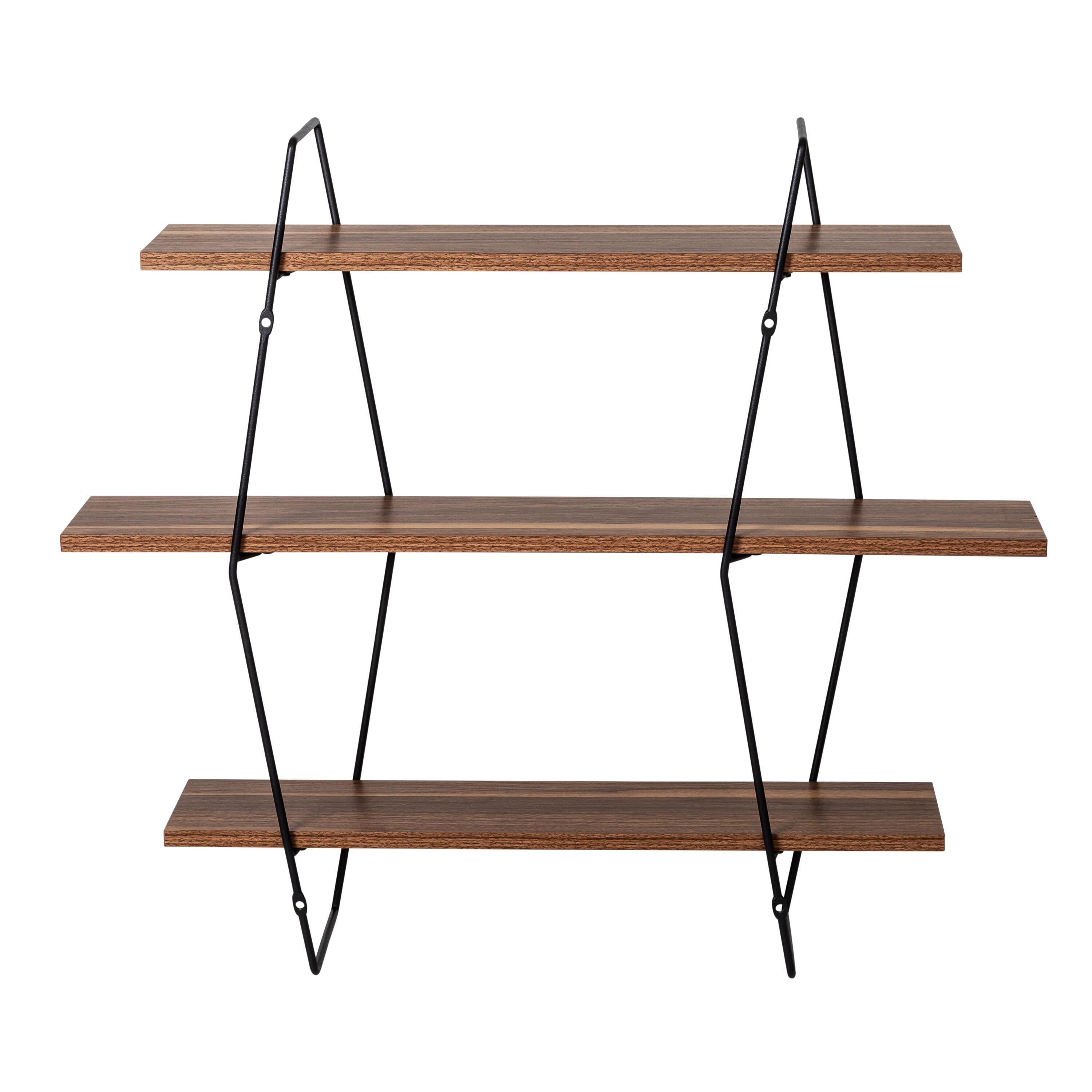 Honey-Can-Do 3 Tier Wall Shelf Metal