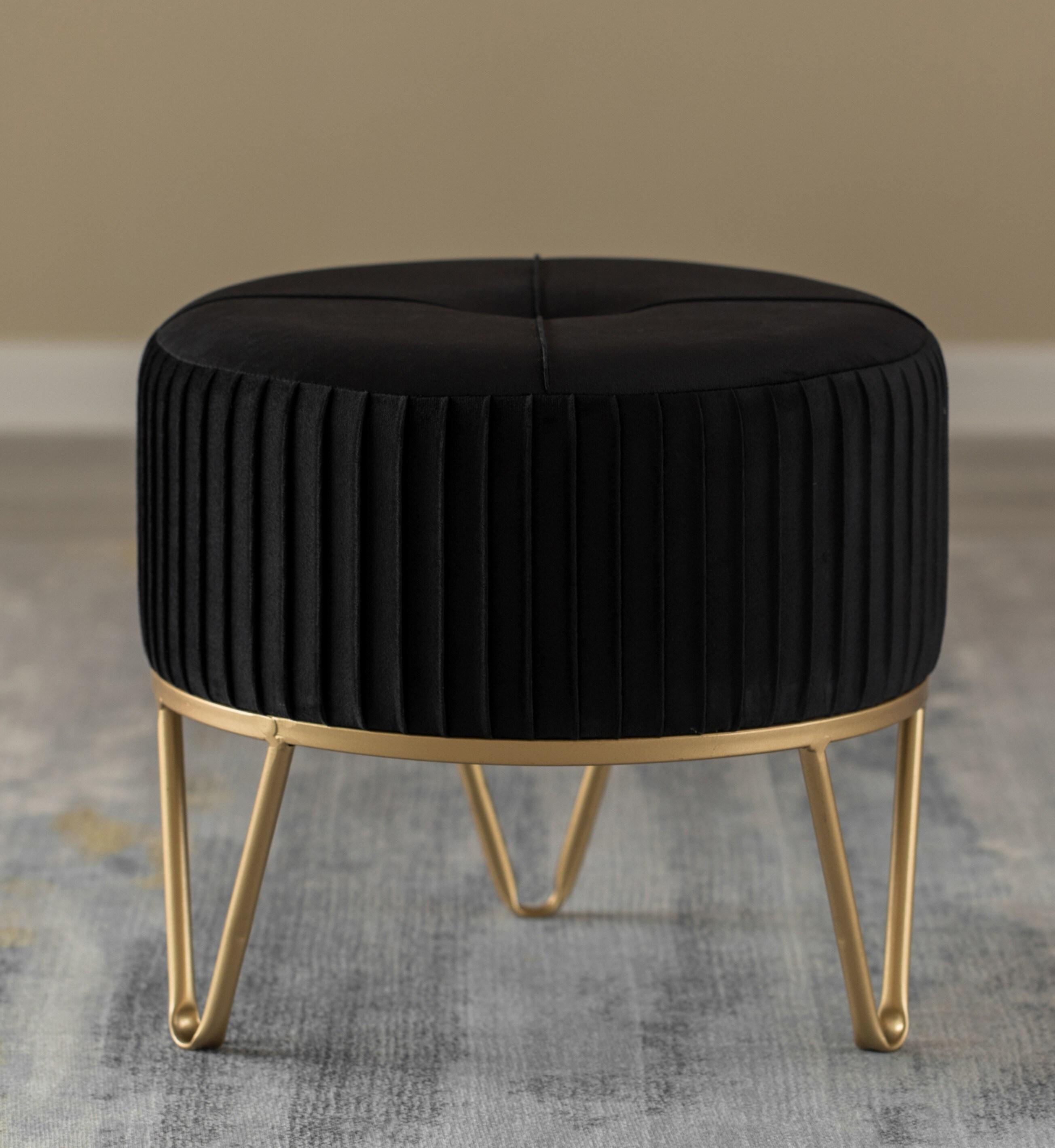 Everly Quinn Presten Upholstered Ottoman