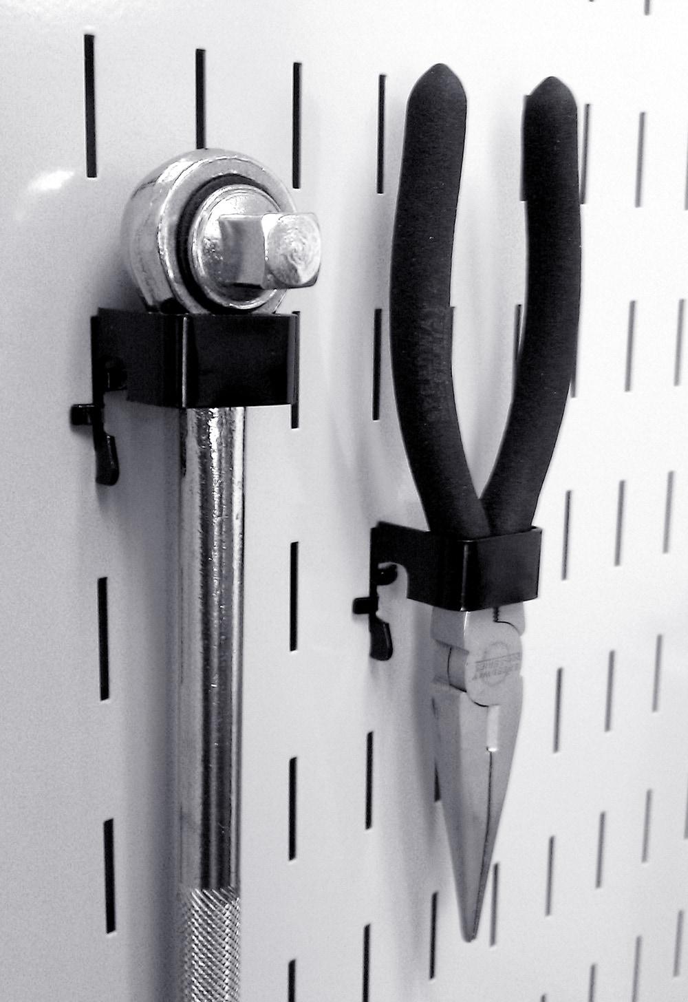 Wall Control 26 -Piece Steel Pegboard hook in Black ( 2.0-Inches W x 2.0-Inches H )