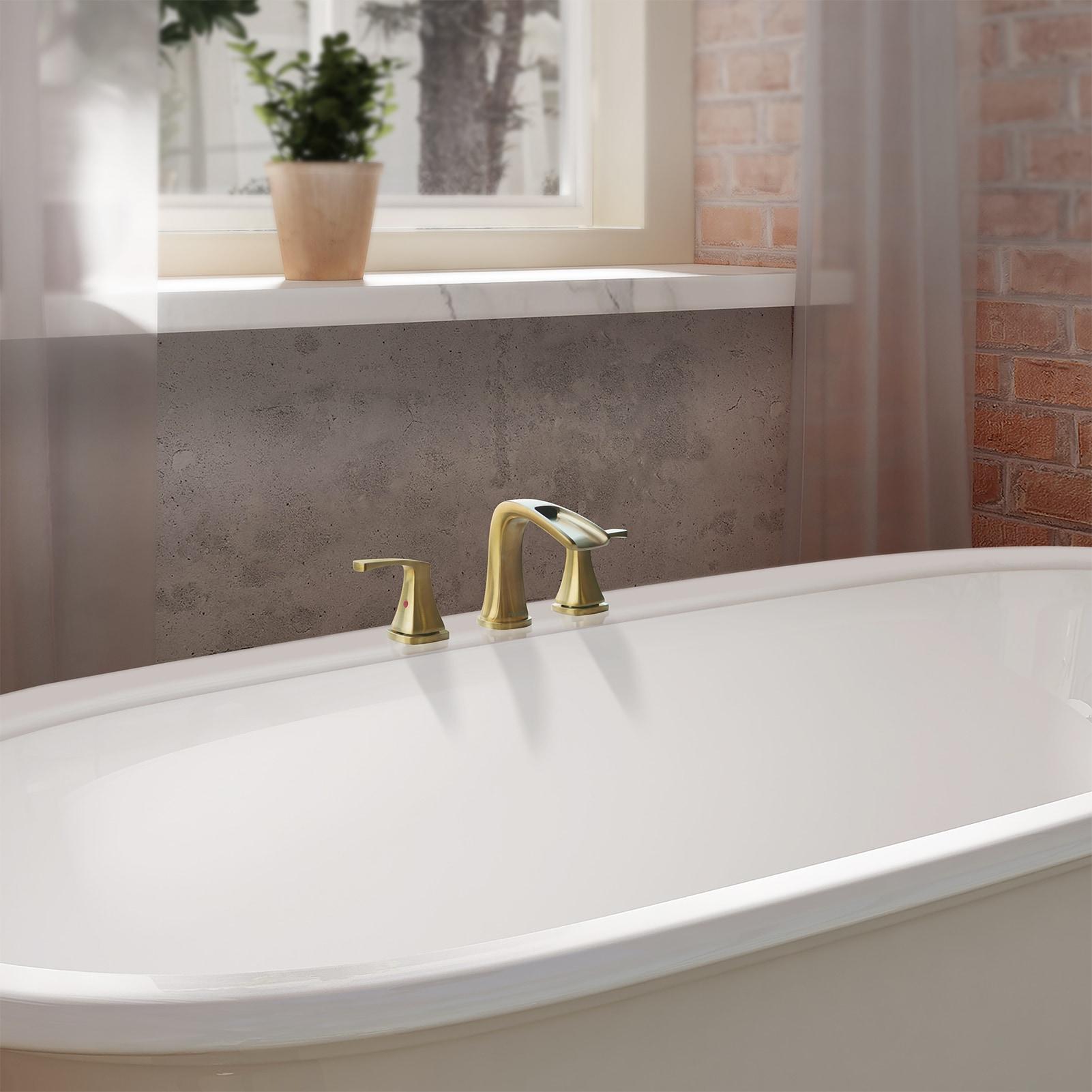 Doris 2-Handle Widespread Roman Tub Faucet