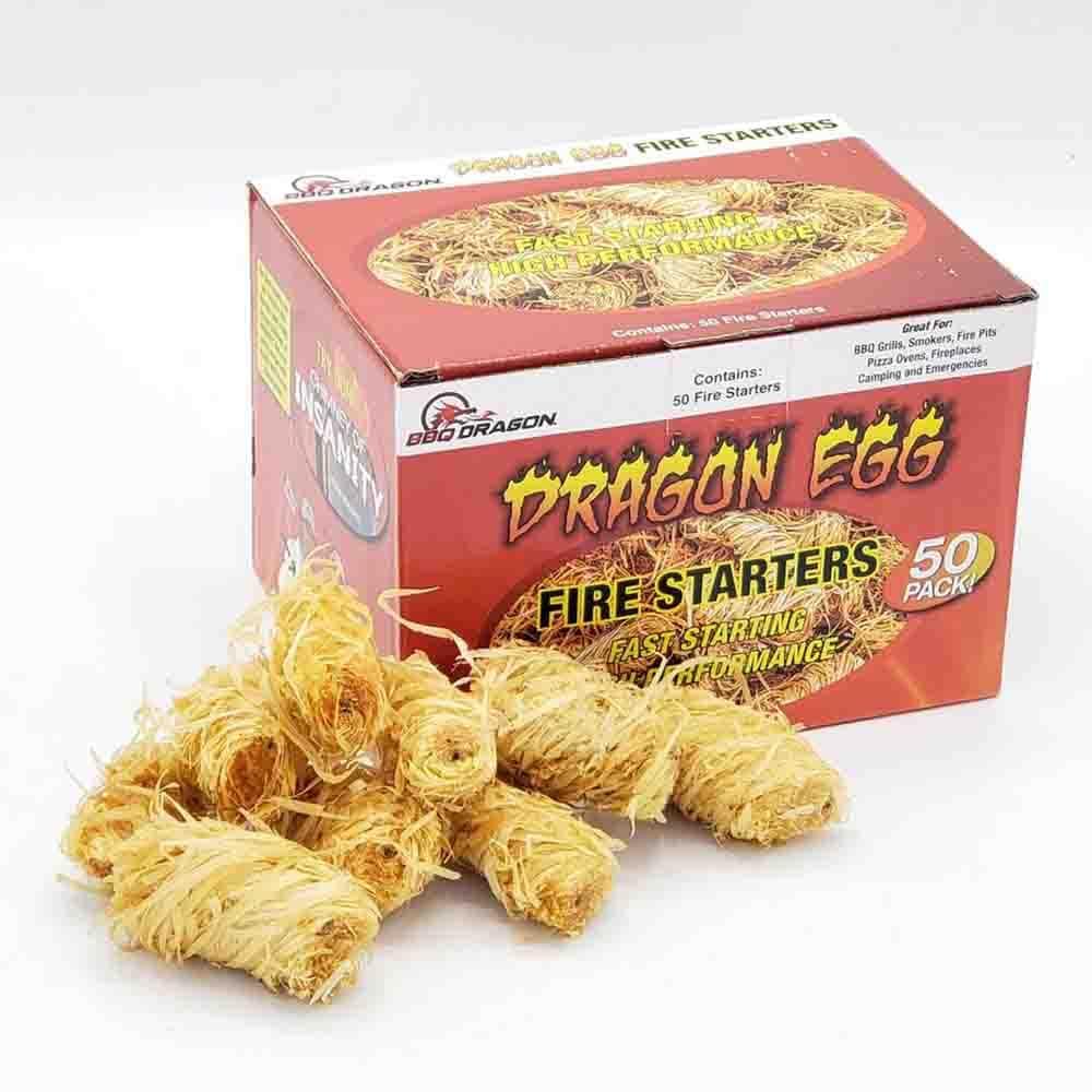 BBQ Dragon Wood Non-Stick Charcoal Starters (Set of 50)
