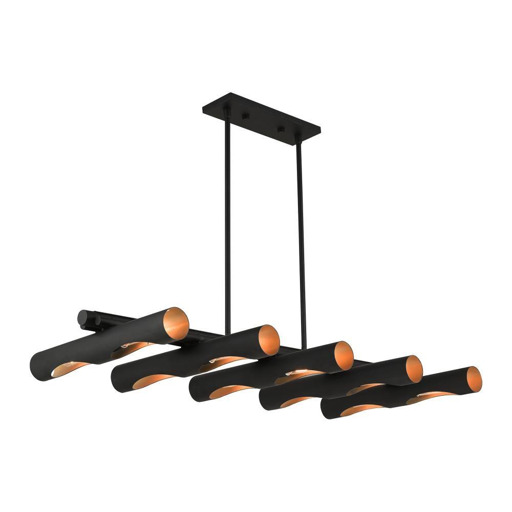 Livex Lighting Novato 10 - Light Chandelier in  Black