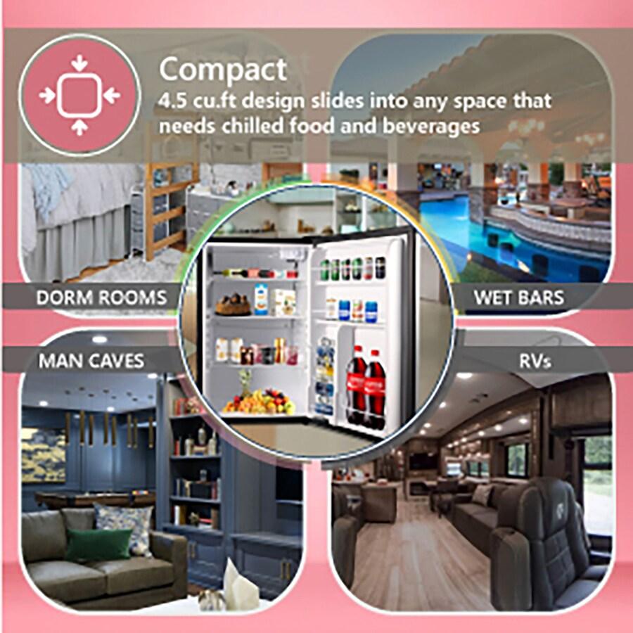 Equator Advanced Appliances Conserv 20in STAINLESS Compact Refrigerator 4.5cF Reversible Door 110V