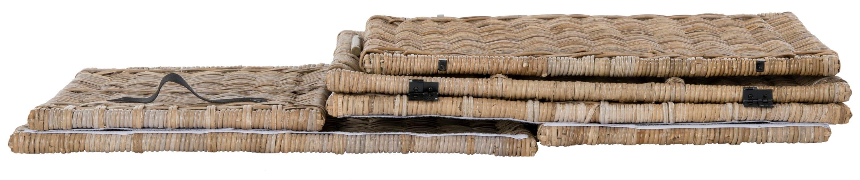 Michael 35" Wicker Storage Trunk, Natural