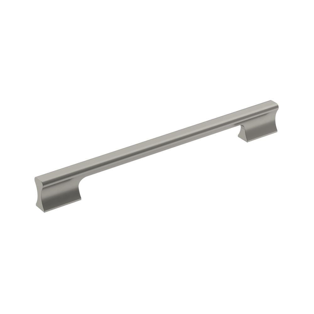 Amerock Status 8-13/16 inch (224mm) Center-to-Center Satin Nickel Cabinet Pull