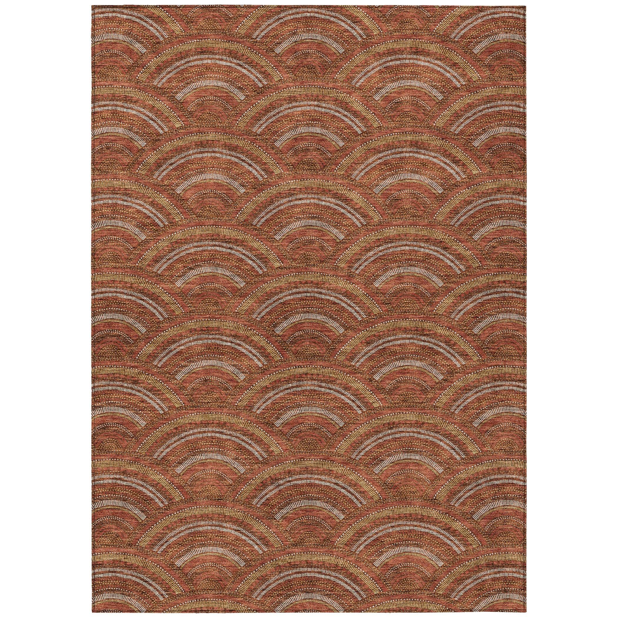 Chayden Washable Geometric Indoor / Outdoor Rug