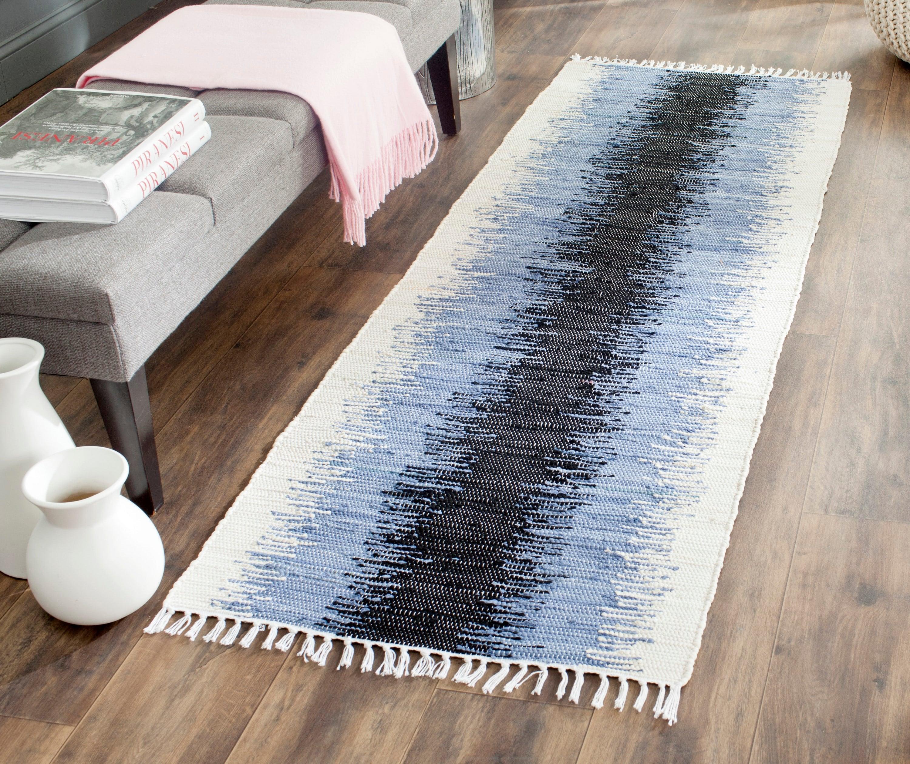 Montauk MTK710 Hand Woven Runner Rug - Grey/Black - 2'3"x6' - Safavieh.