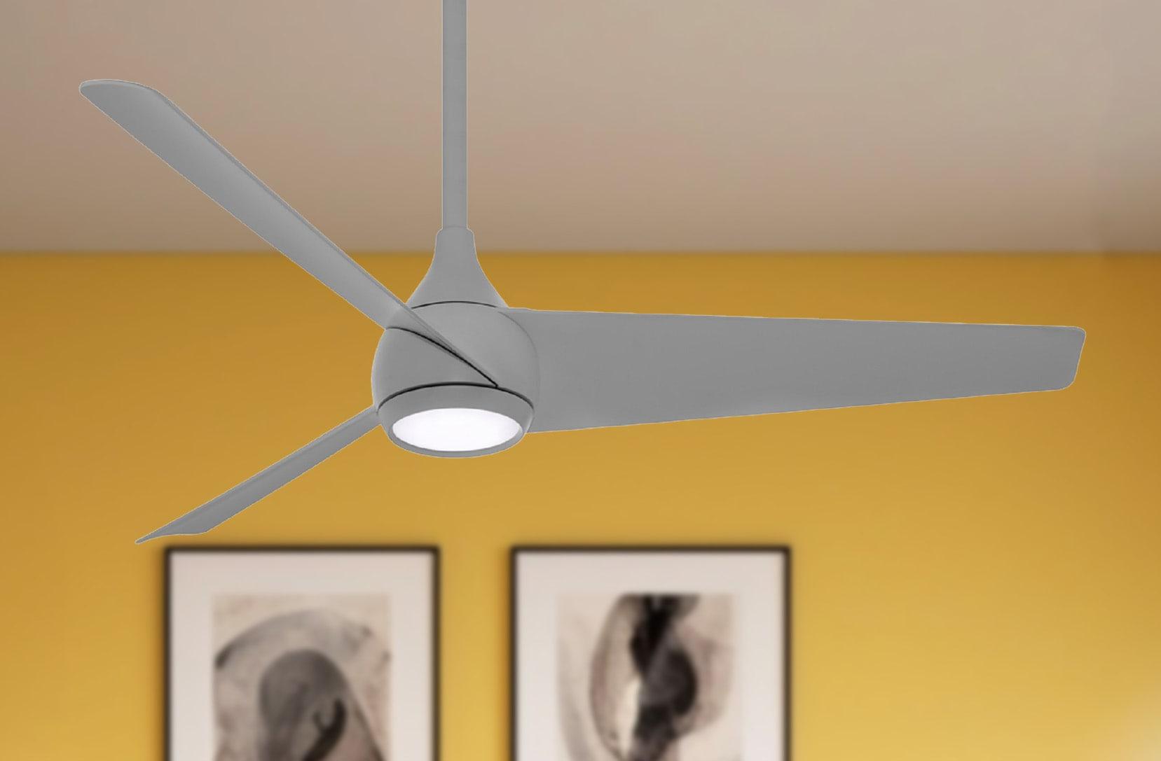 Minka Aire 52'' 3 - Blade LED Smart Standard Ceiling Fan with Remote Control and Light Kit Included