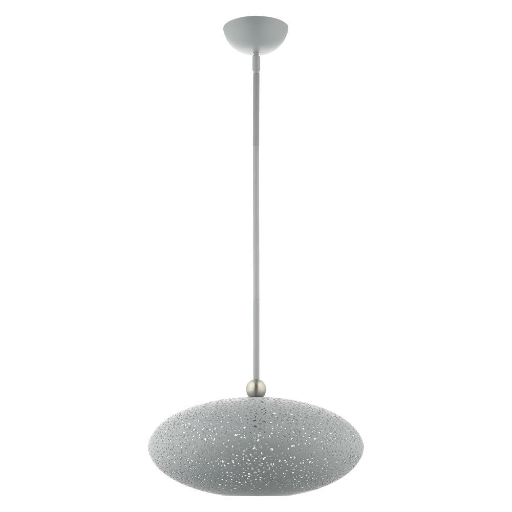 Livex Lighting Charlton 1 - Light Pendant in  Nordic Gray