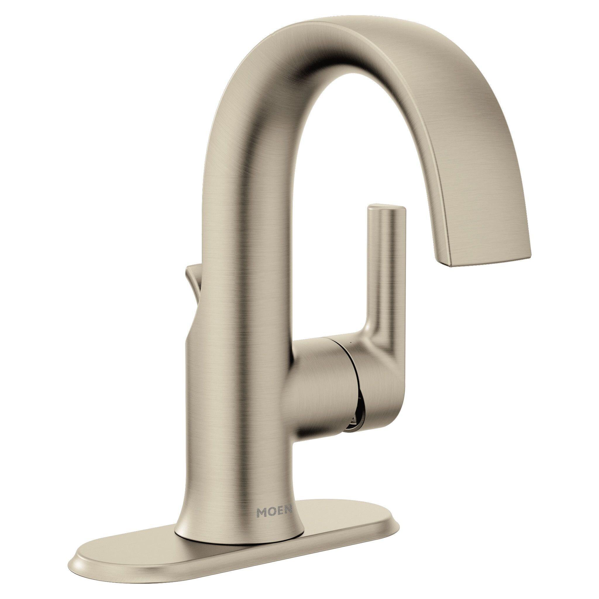 Doux Single Hole Bathroom Faucet with Drain Assembly