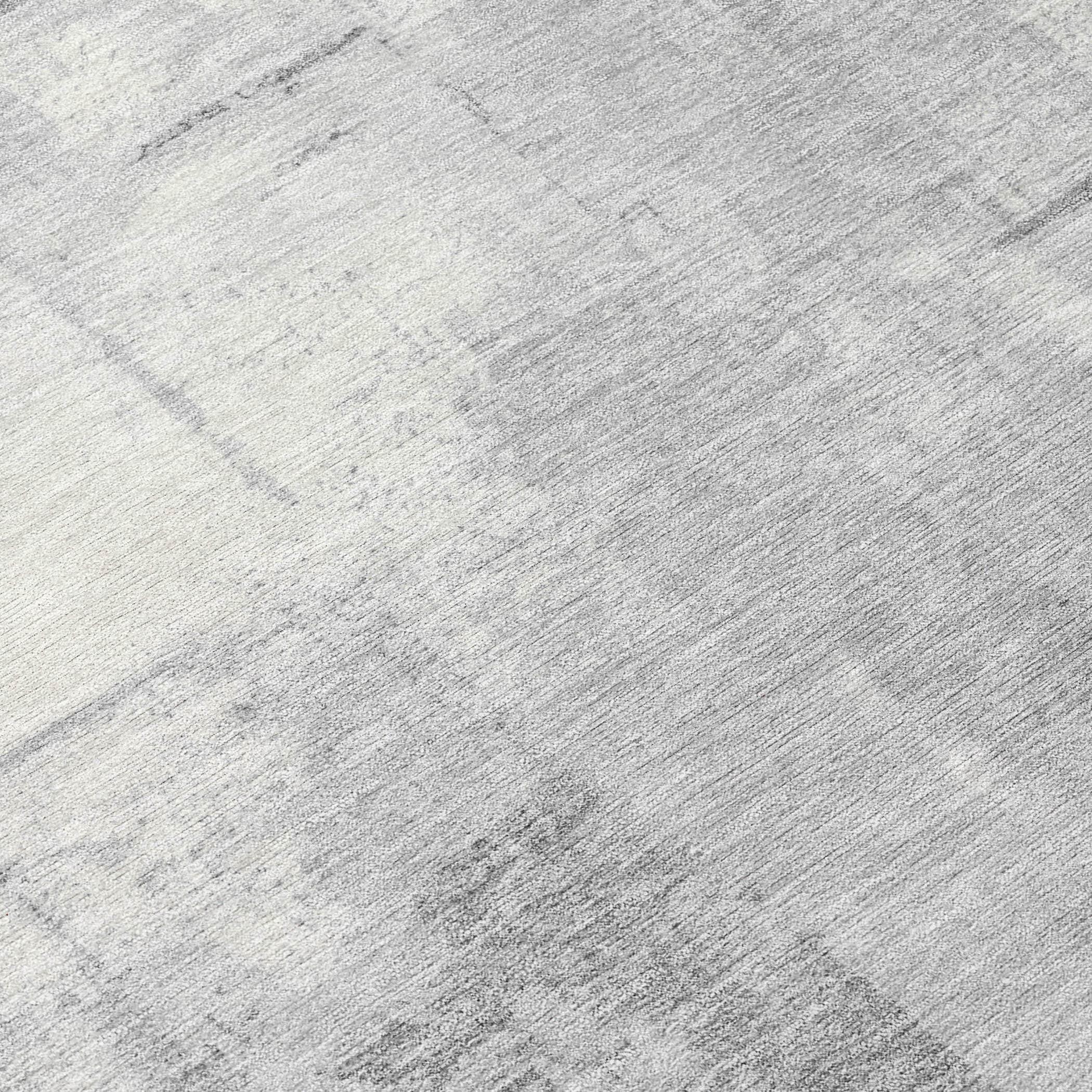 Machine Washable Indoor/Outdoor Cinead ACN1714 Gray Rug