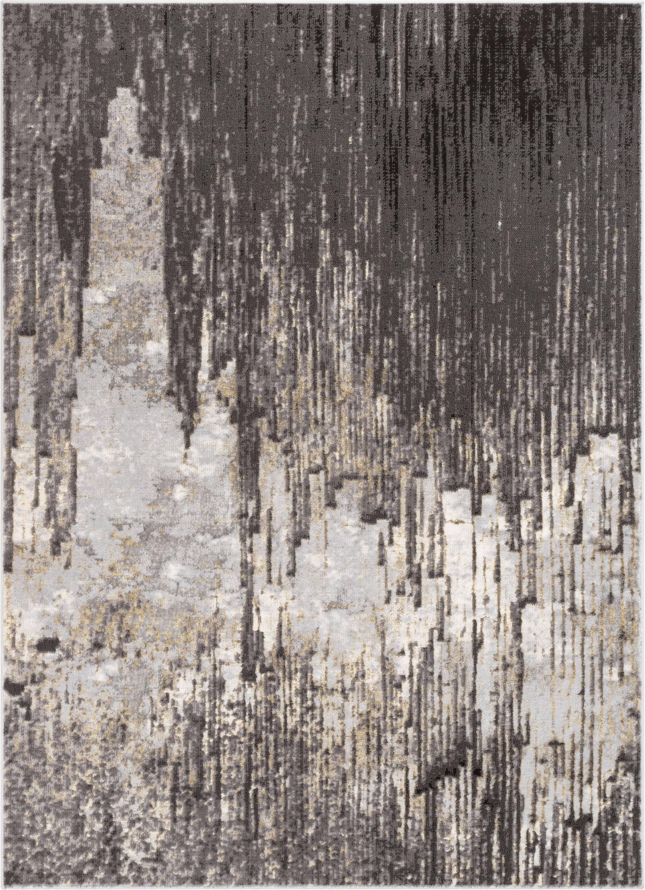 Wade Logan® Clomer Fairmount Geometric Gray Area Rug