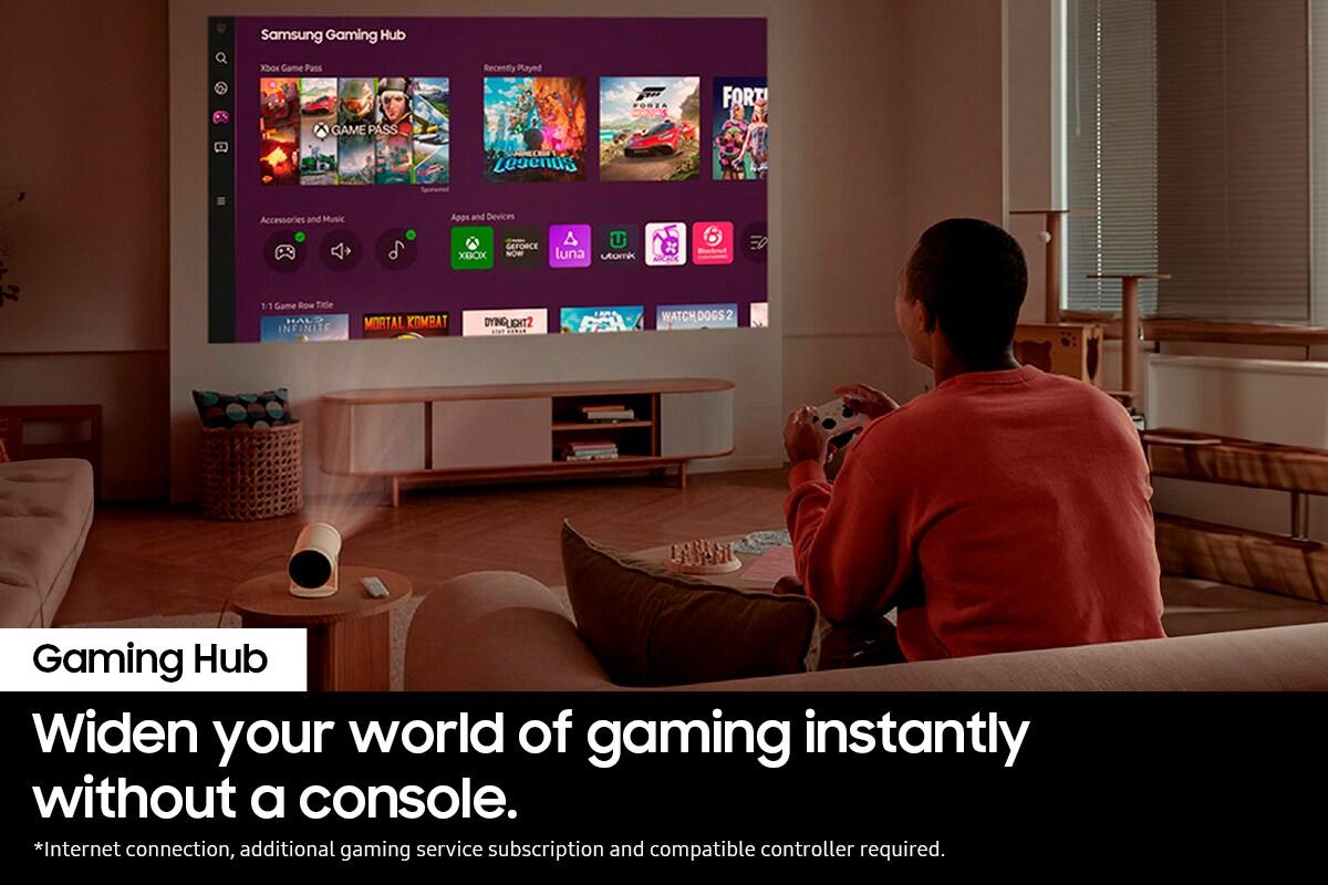Samsung 30-100" The Freestyle 2nd Gen with Gaming Hub FHD HDR Smart Portable Projector (SP-LFF3CL)