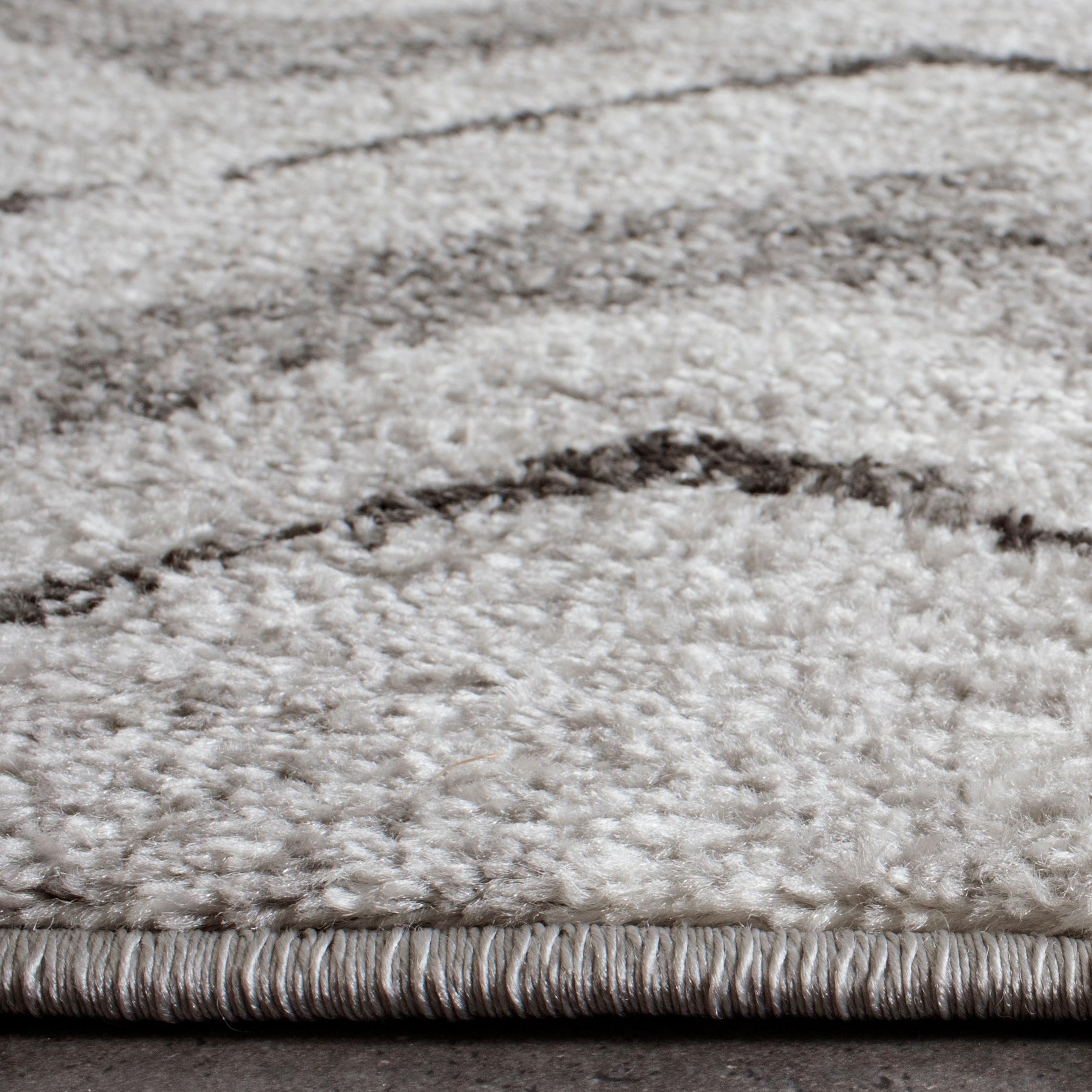 Adirondack ADR121 Power Loomed Runner Rug - Silver/Charcoal - 2'6"x6' - Safavieh.