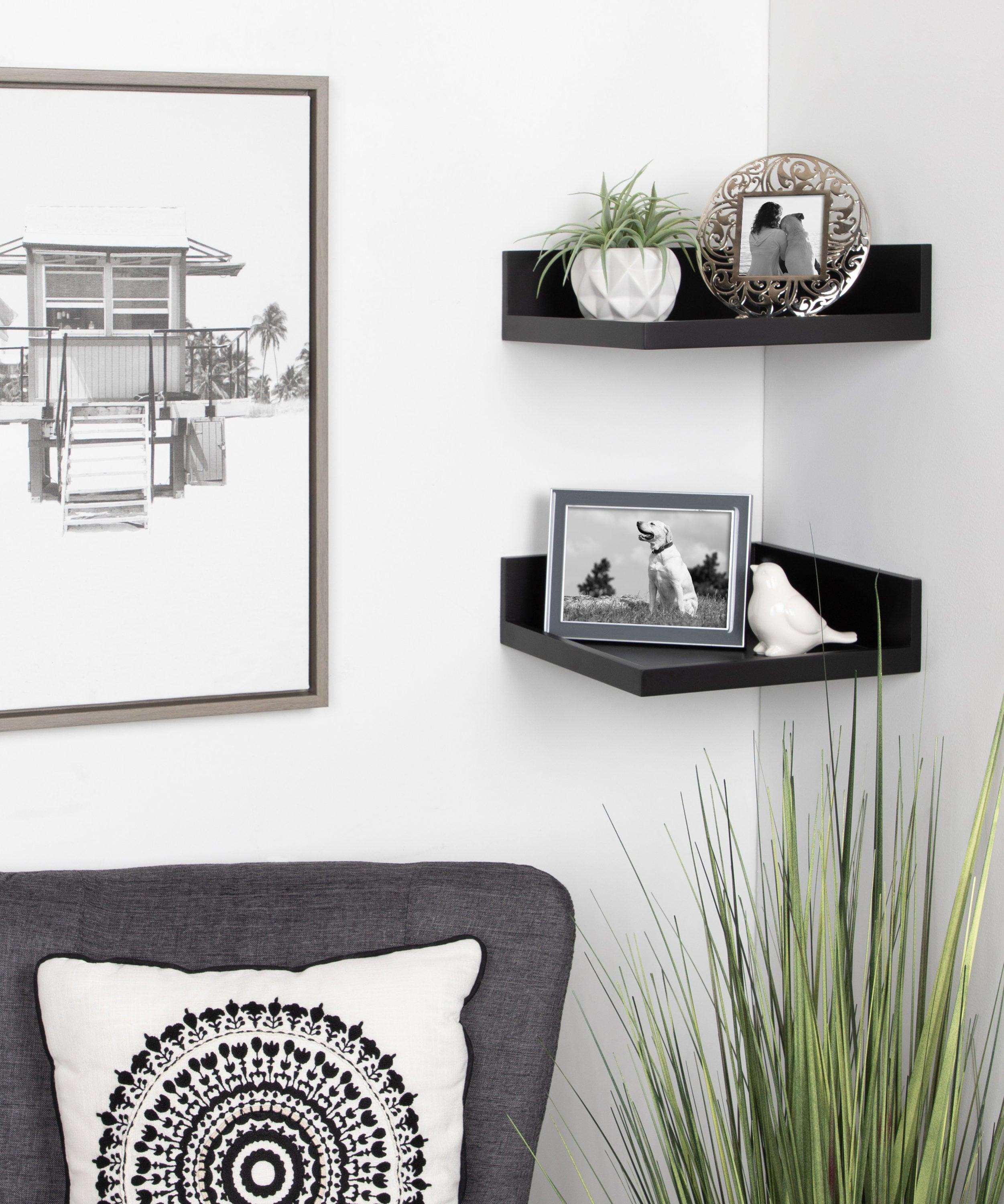 Latitude Run® Kinta 2 Piece Square Accent Shelf (Set of 2)
