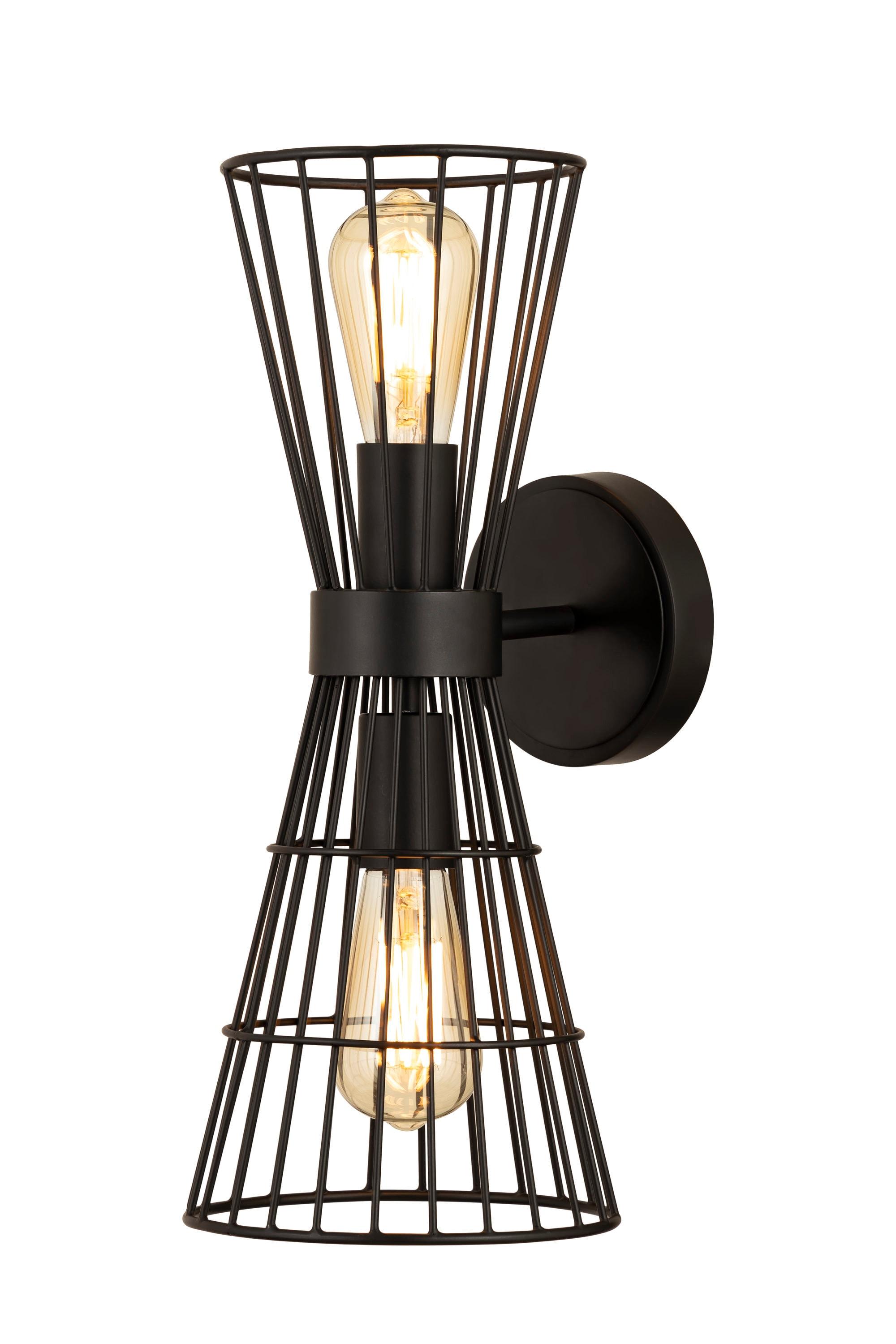 Z-Lite Alito 2 - Light Wall Light in  Matte Black