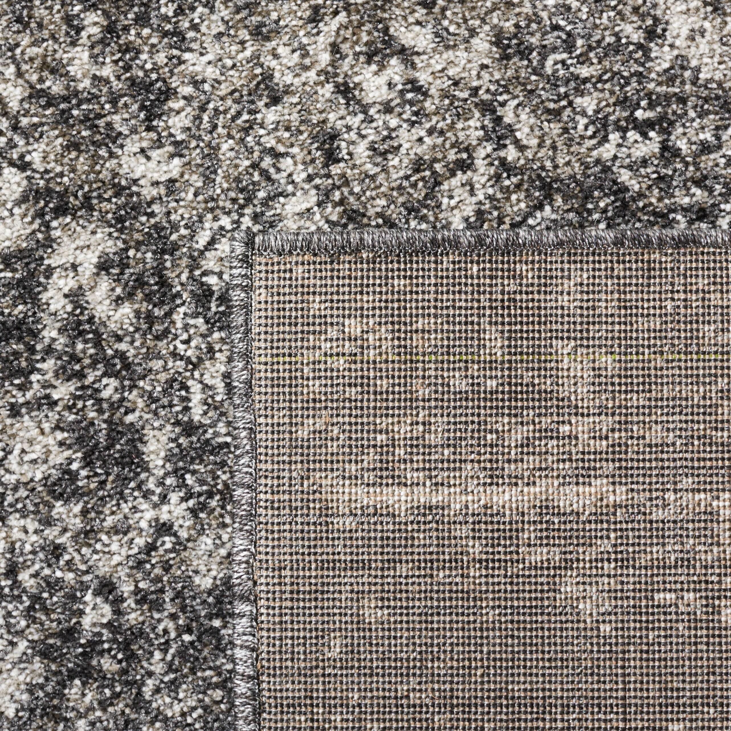 Retro RET2770 Power Loomed Indoor Runner Rug - Black/Light Grey - 2'3"x9' - Safavieh.