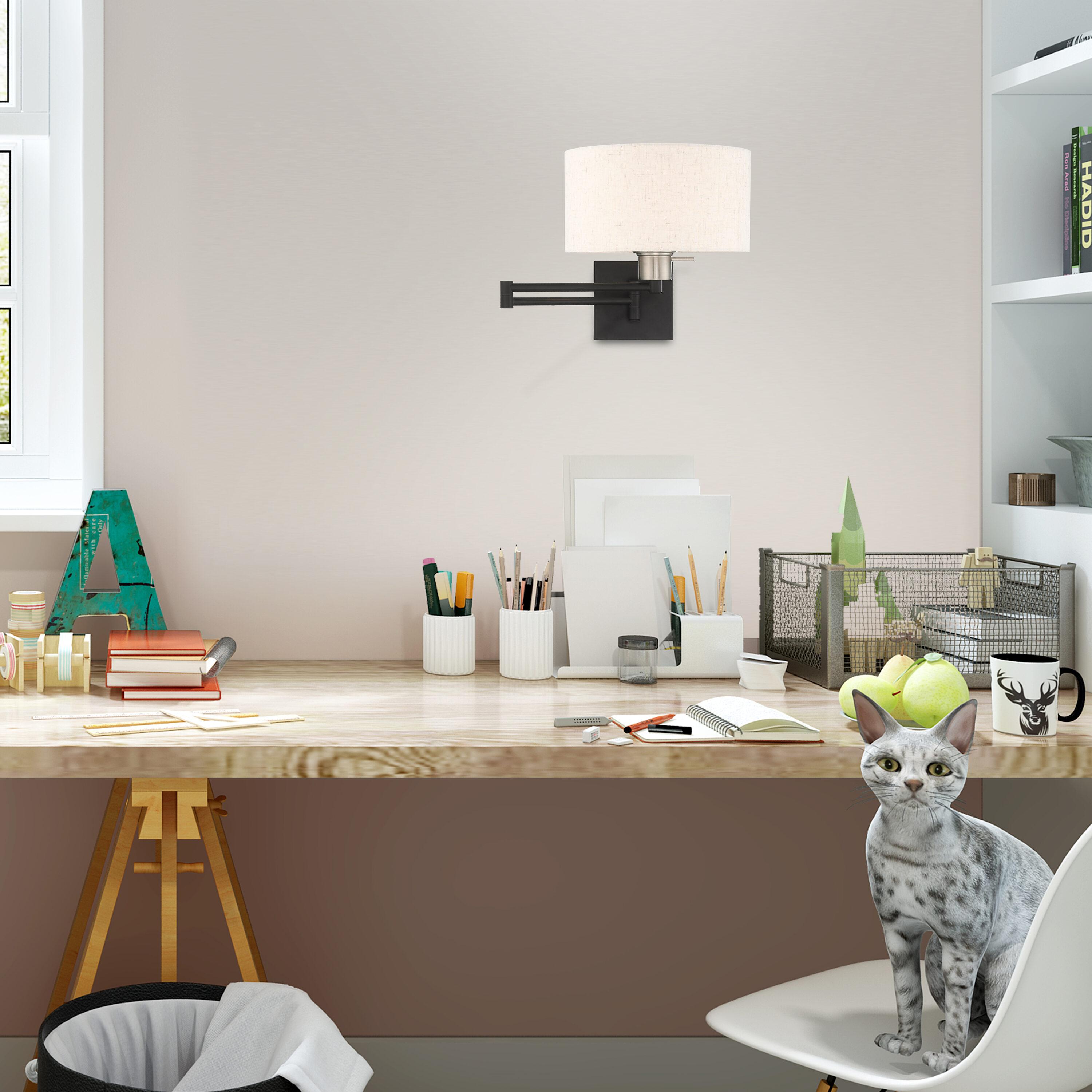 Livex Lighting 1 - Light Wall Light in  Black