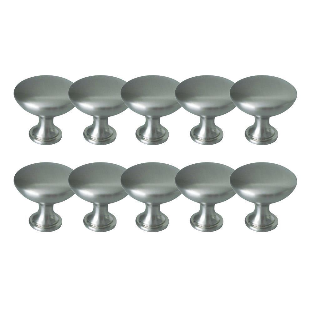 Midtown Satin Nickel Round Cabinet Knob Value Pack