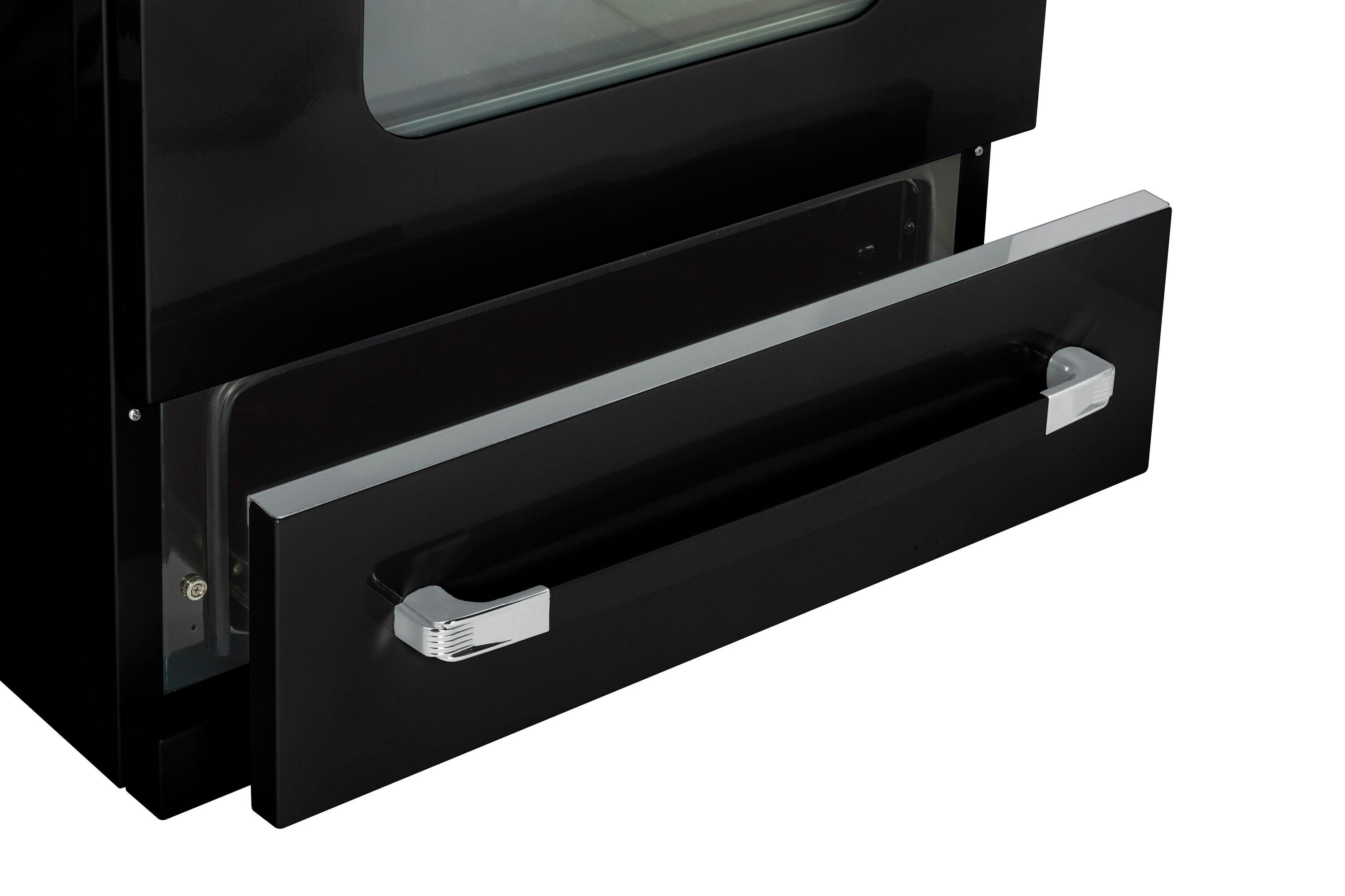 Unique Classic Retro 30" 3.9 cu/ft Freestanding 5-Element Electric Range with Convection Oven