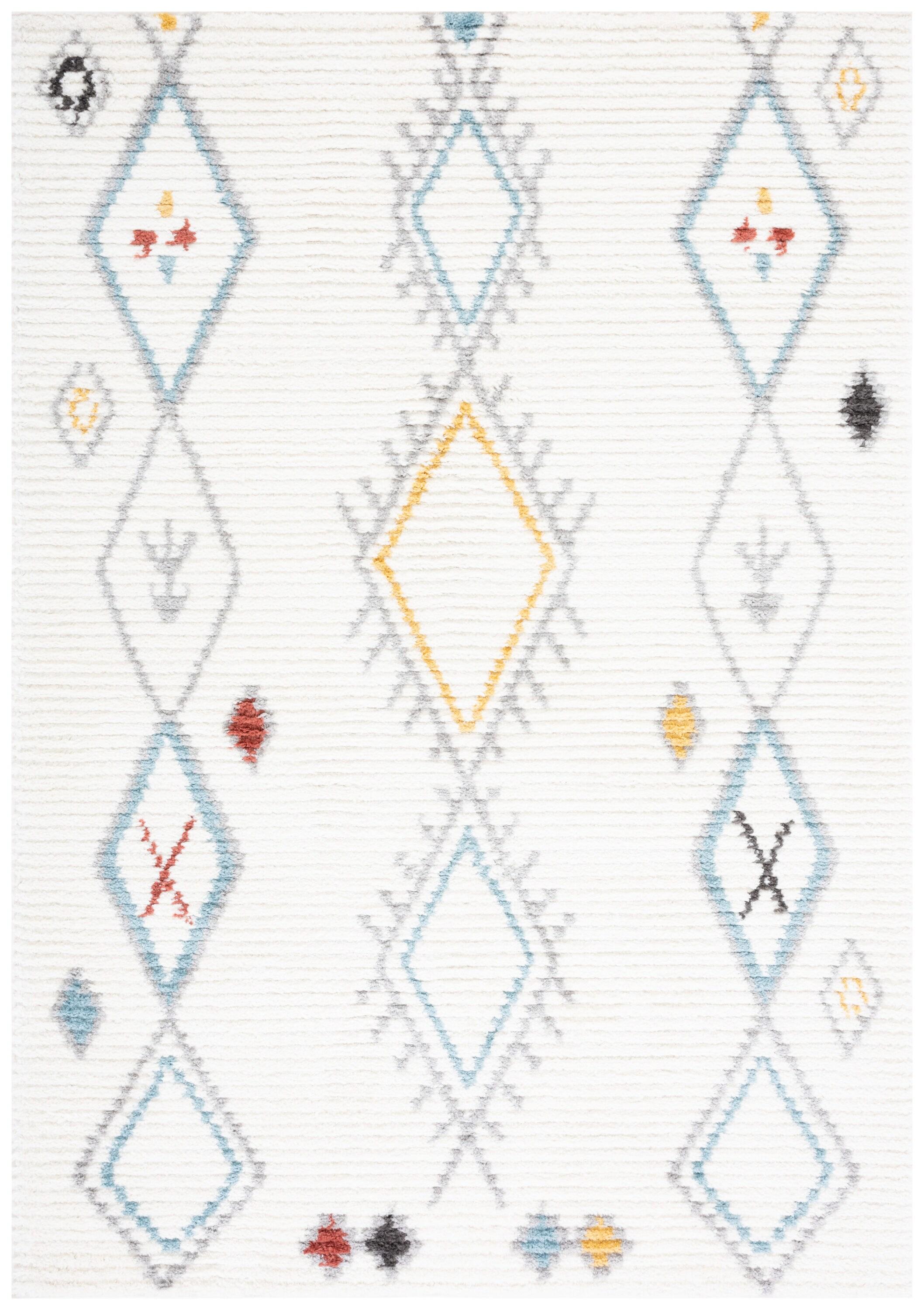 Marrakesh MRK310 Power Loomed Area Rug - Ivory/Gray - 8'x10' - Safavieh.
