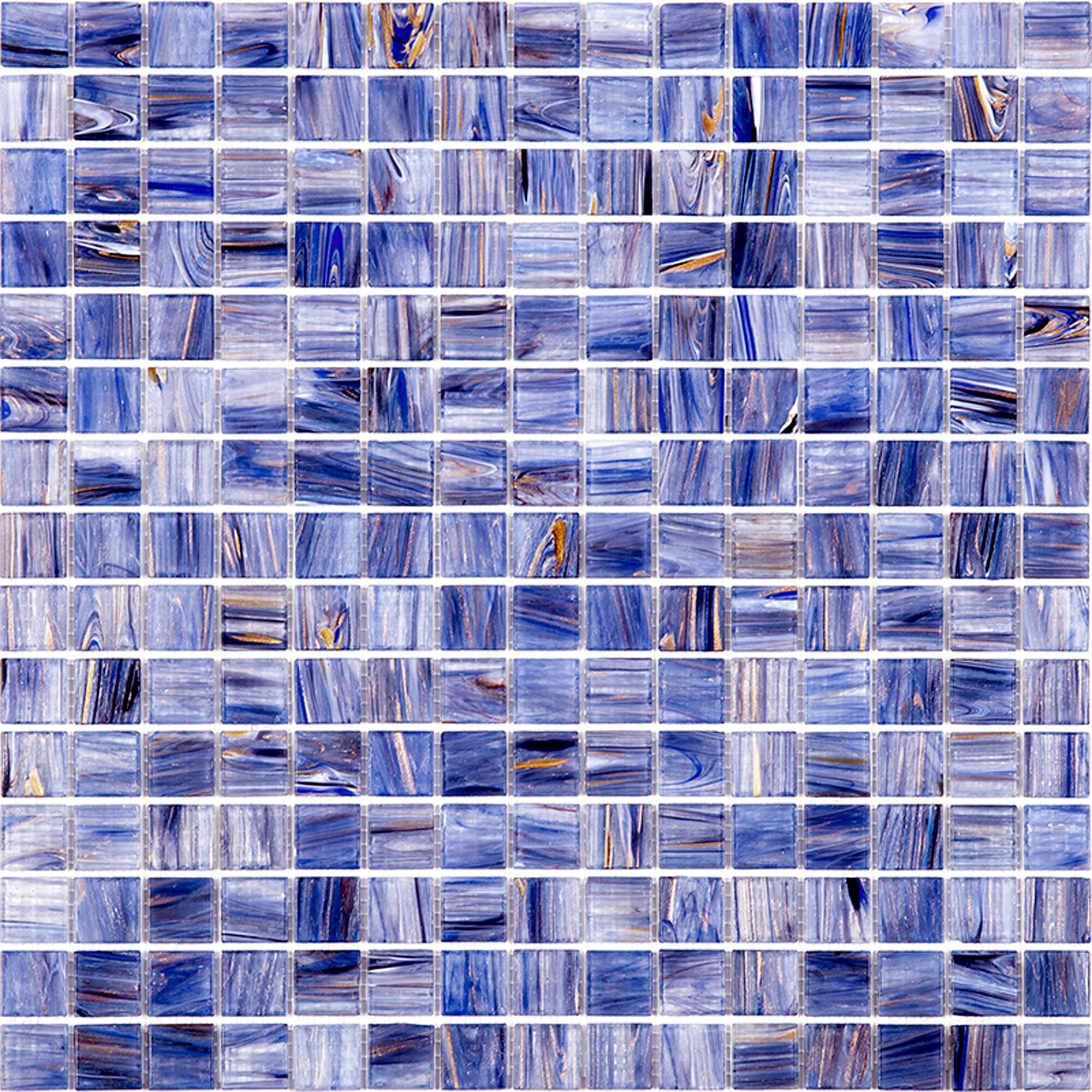 Celestial 0.8" x 0.8" Glass Grid Mosaic Wall & Floor Tile