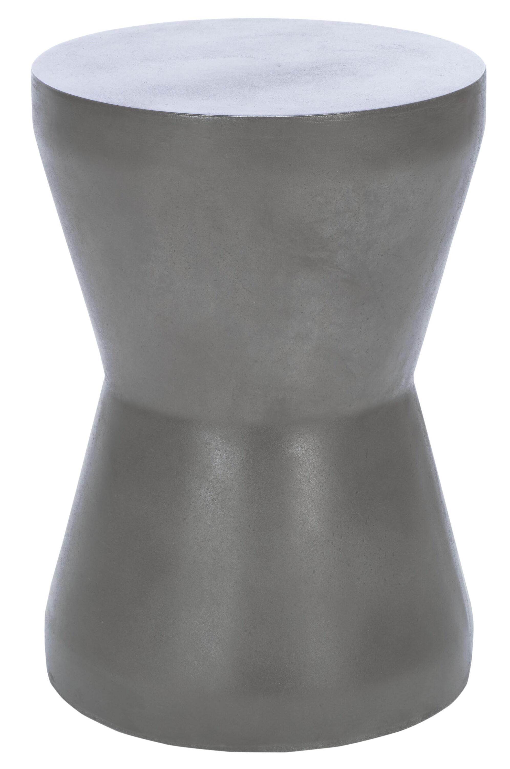 Torre Accent Stool - Indoor/Outdoor - VNN1001 - Gray - Safavieh