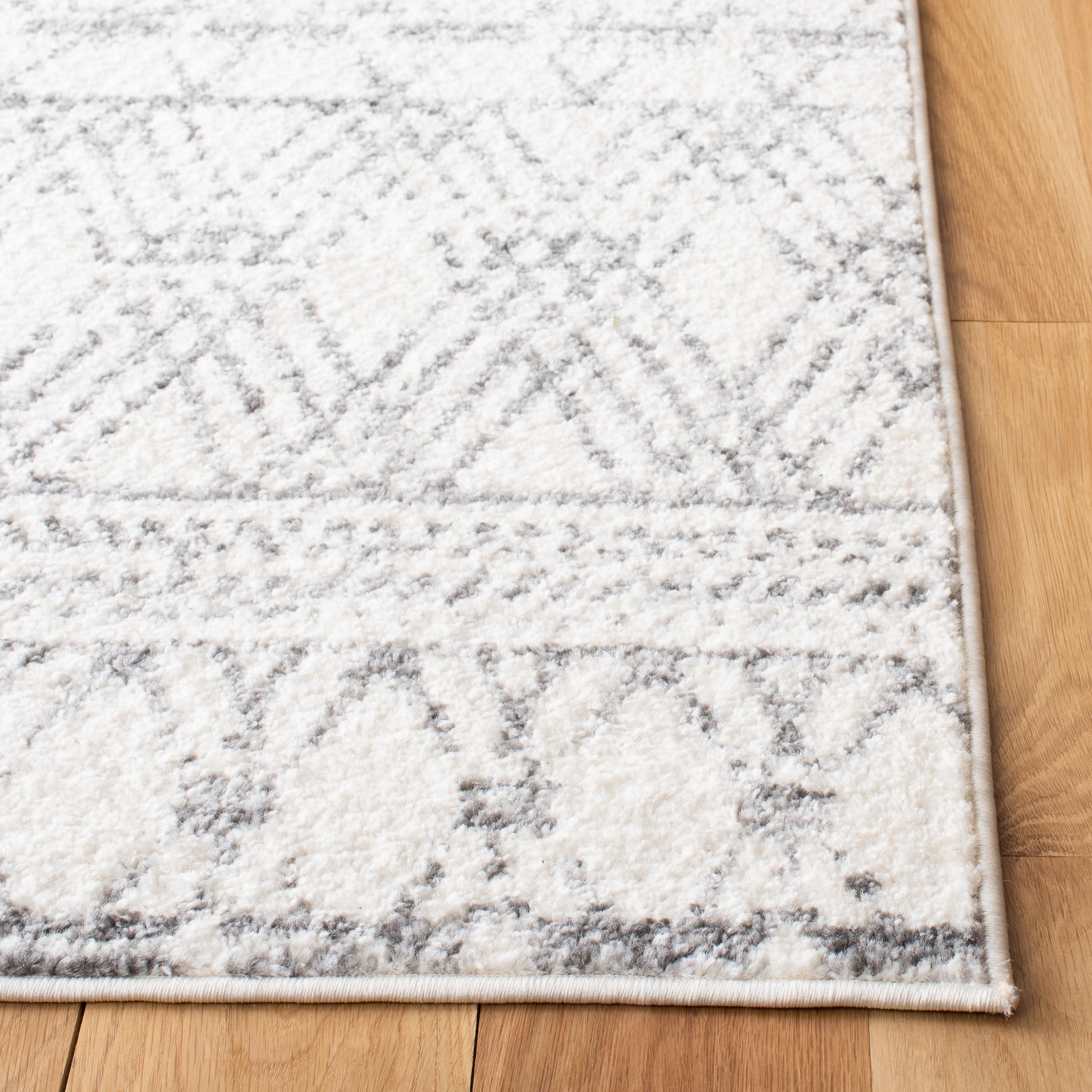 Tulum TUL610 Power Loomed Area Rug - Ivory/Grey - 4'5"x6'5" - Safavieh.