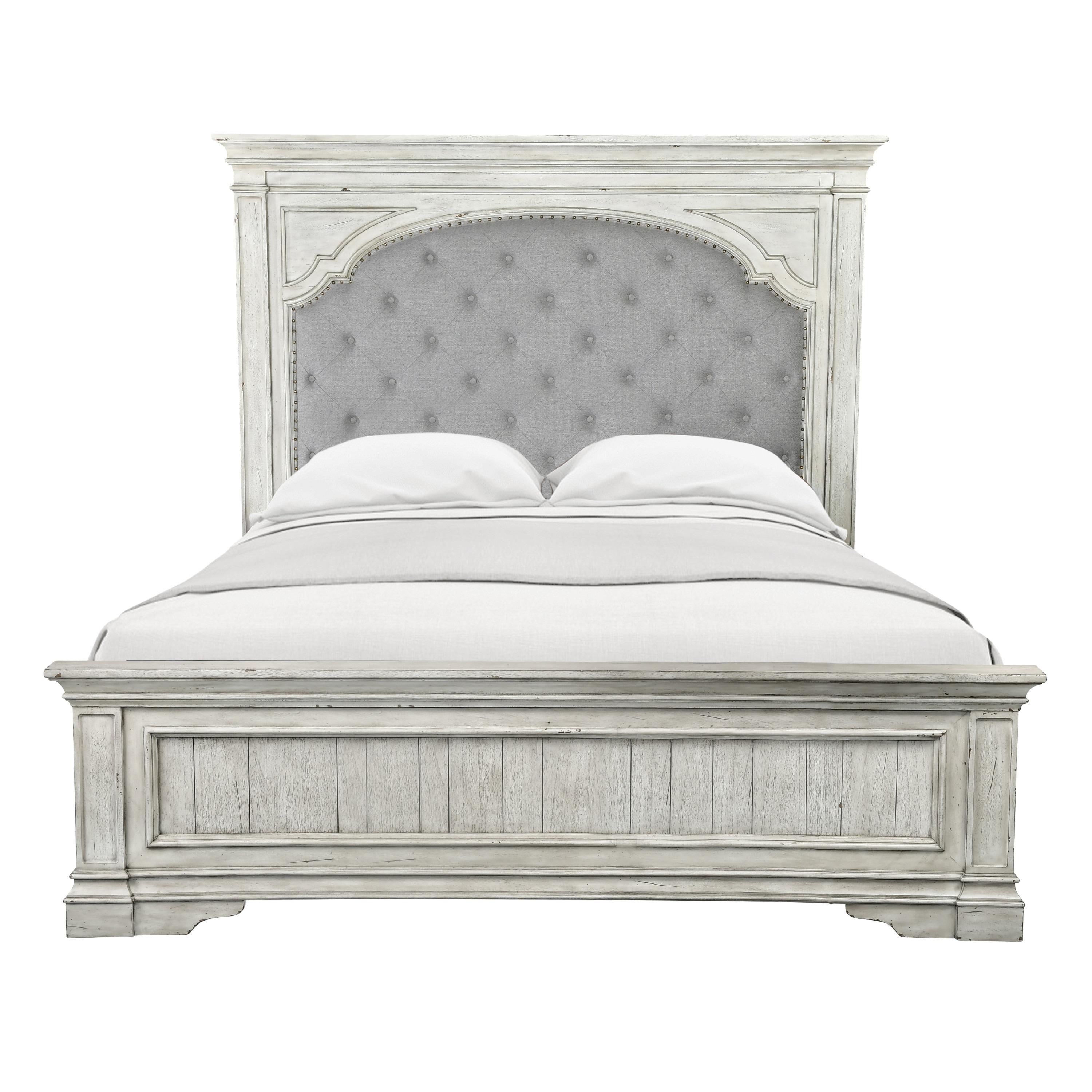Steve Silver Highland Park King Bed - Rustic Ivory