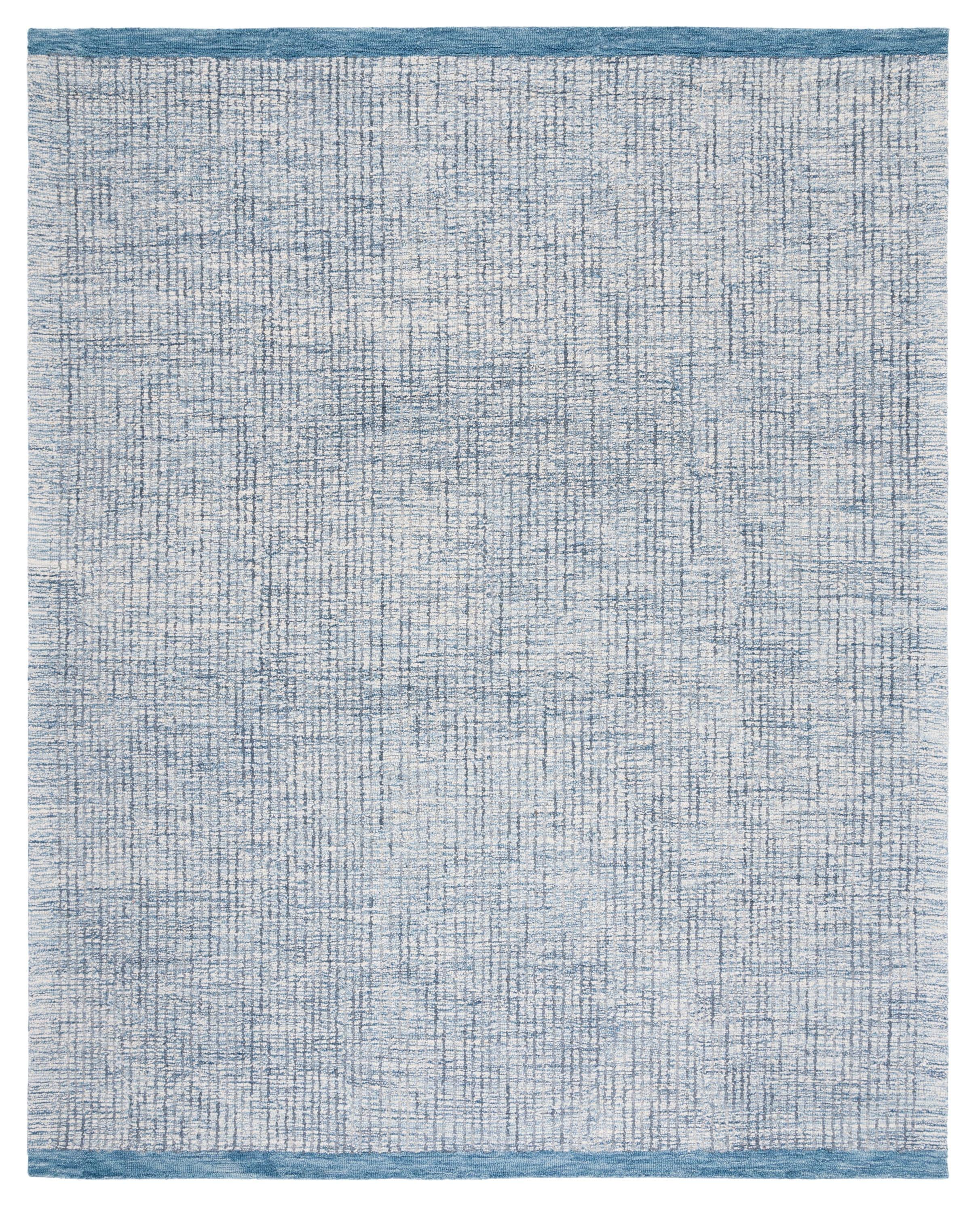Metro MET151 Hand Tufted Indoor Area Rug - Ivory/Blue - 8'x10' - Safavieh